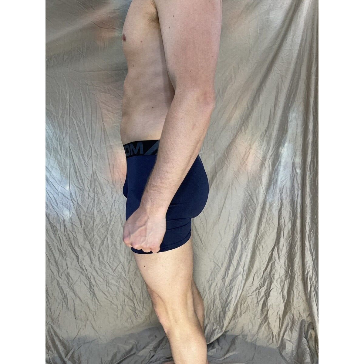 men's Dark Blue  volcom XL athletic compression boxer briefs