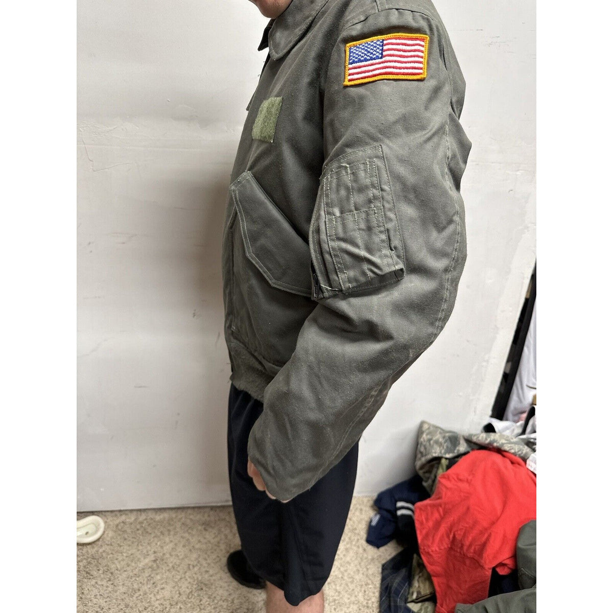 Men’s Air Force Academy USAFA Medium Jacket Flyer’s Cold Weather Flight Jacket