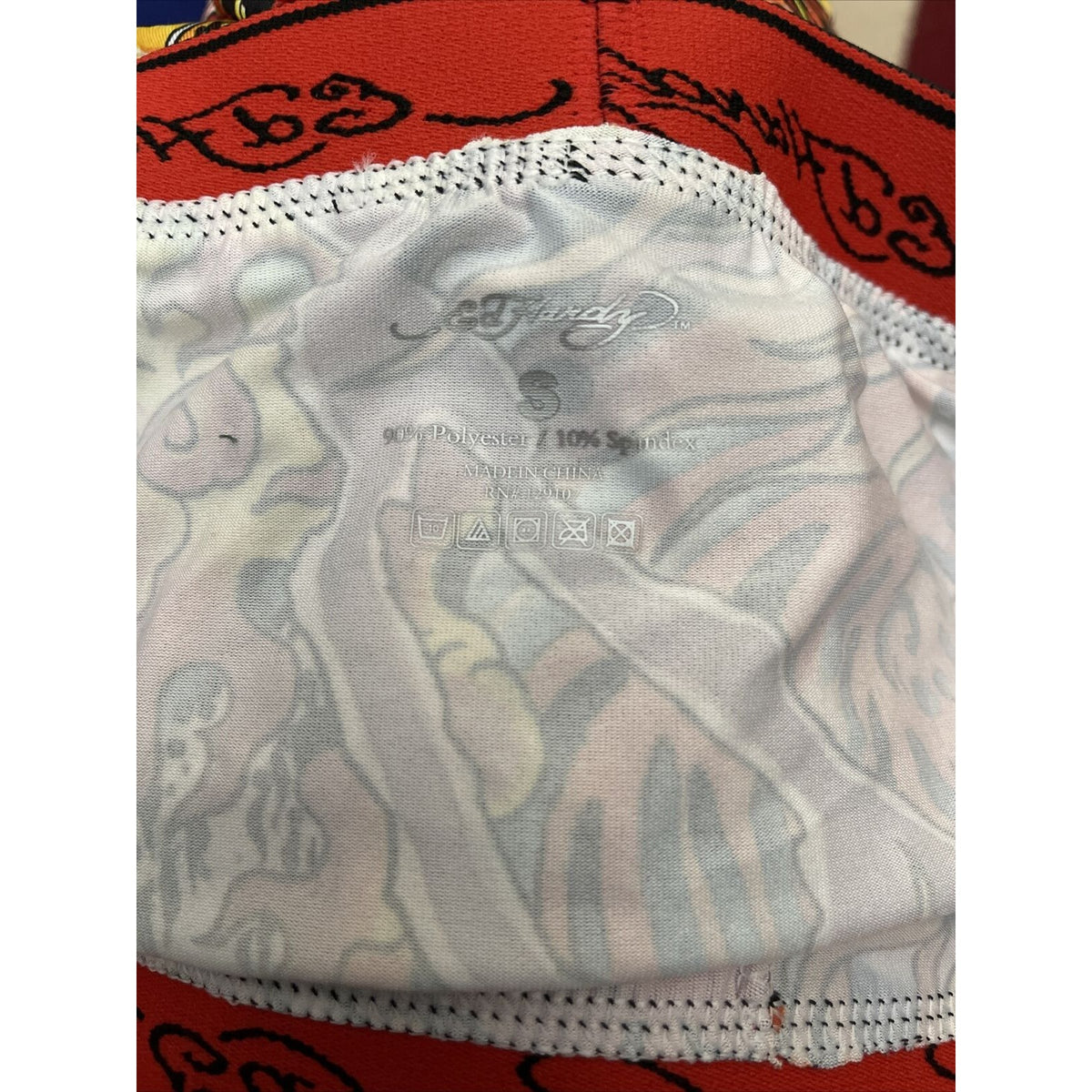 men's ed hardy compression shorts small flames New And Unworn