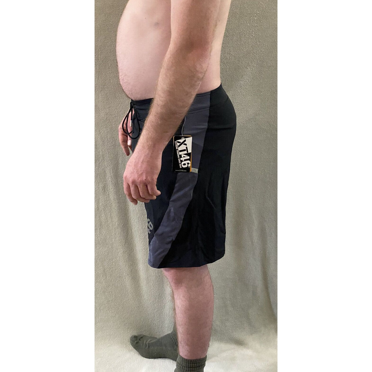 Soffe Extreme Training XT46 Men’s 36 (L) Black & Gray Utility Board Shorts NWT