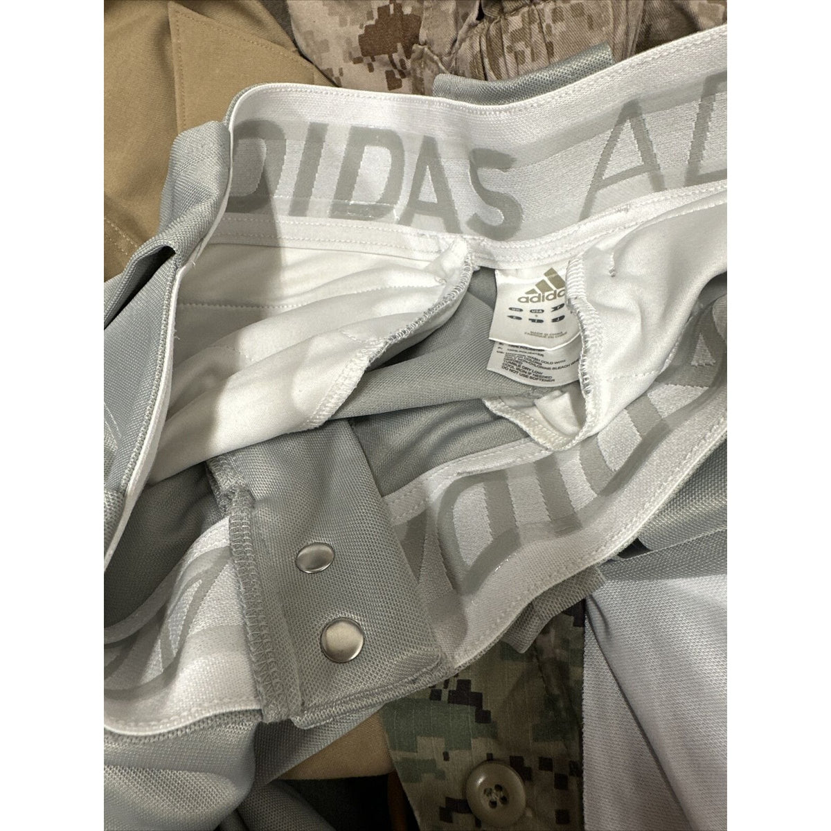 Men’s Small Adidas Baseball Pants Gray Aeroready