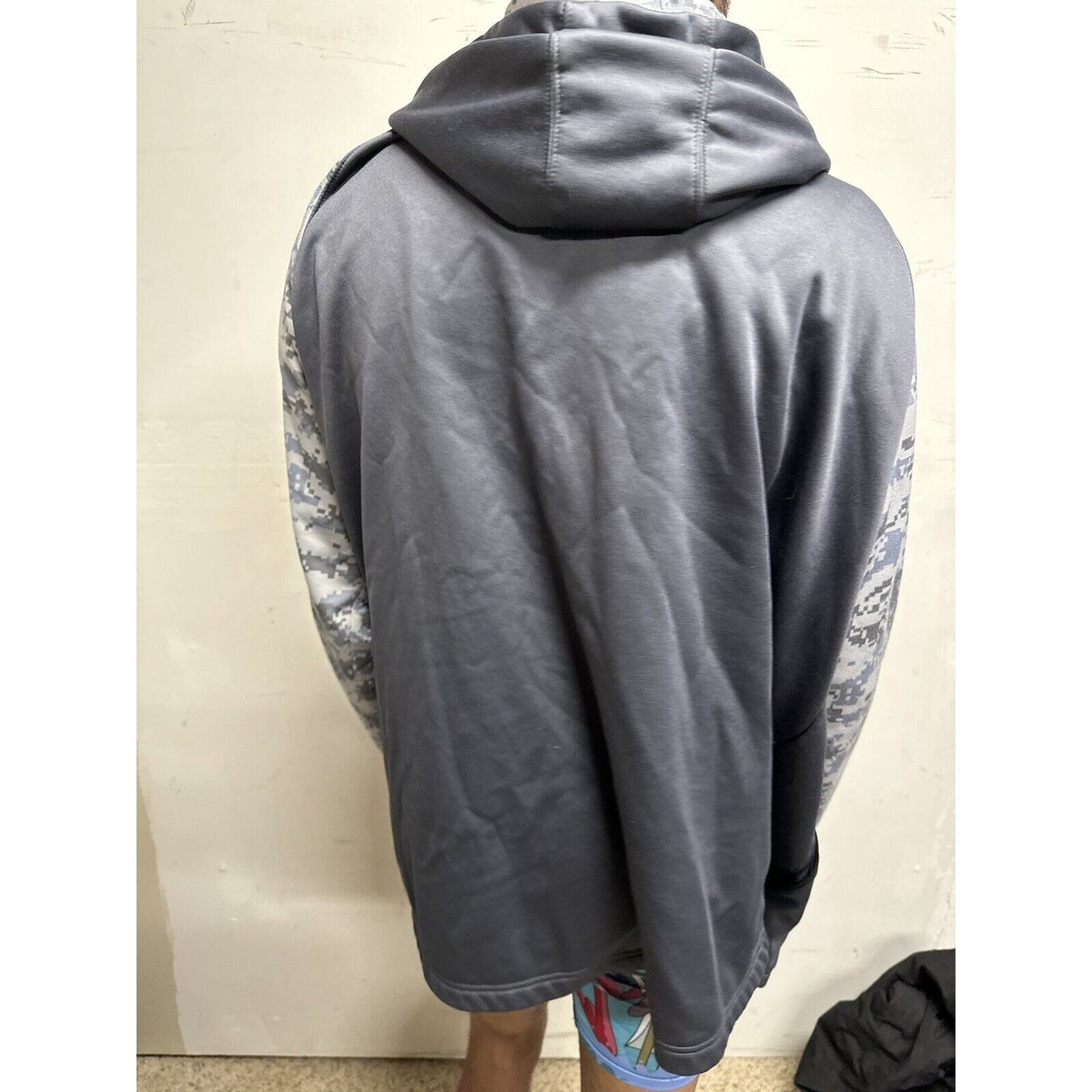 Men’s Colosseum 3XL Gray Camo Alabama Roll Tide Full Zip Hoodie Jacket