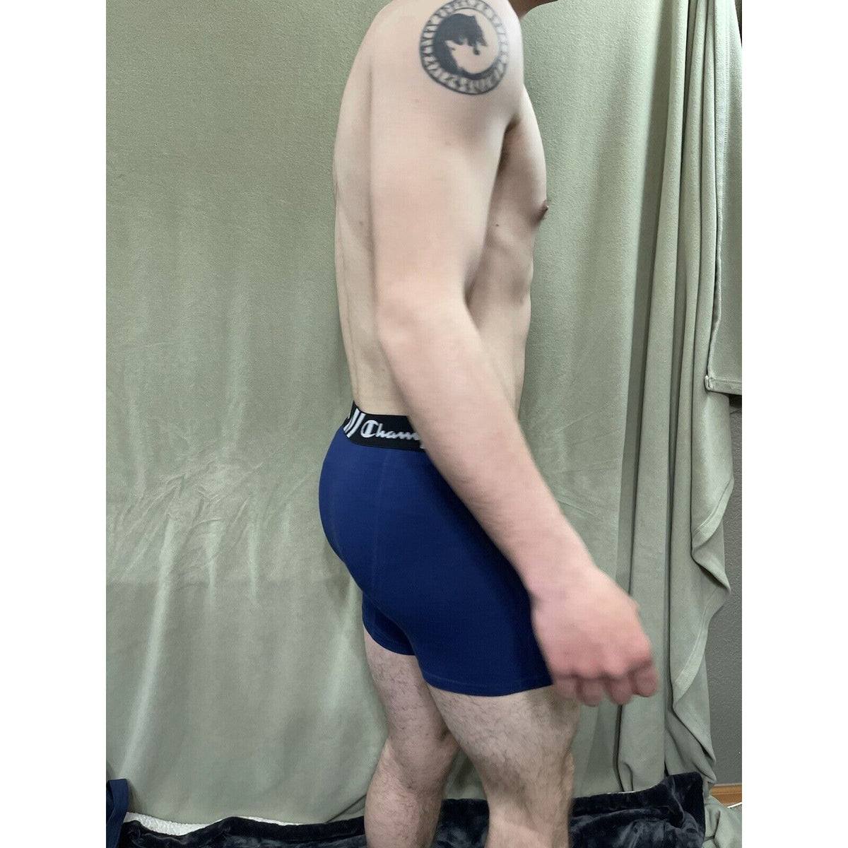 Men’s Champion Royal Blue Boxer Briefs Size Medium