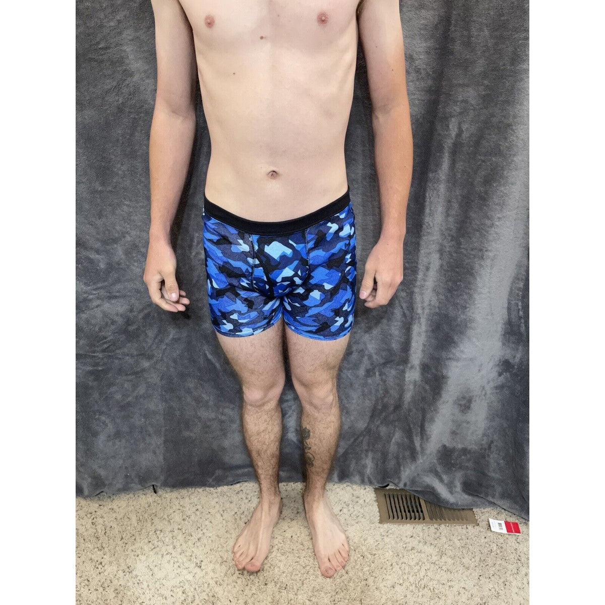 boy's XL hanes blue camo youth boxer brief
