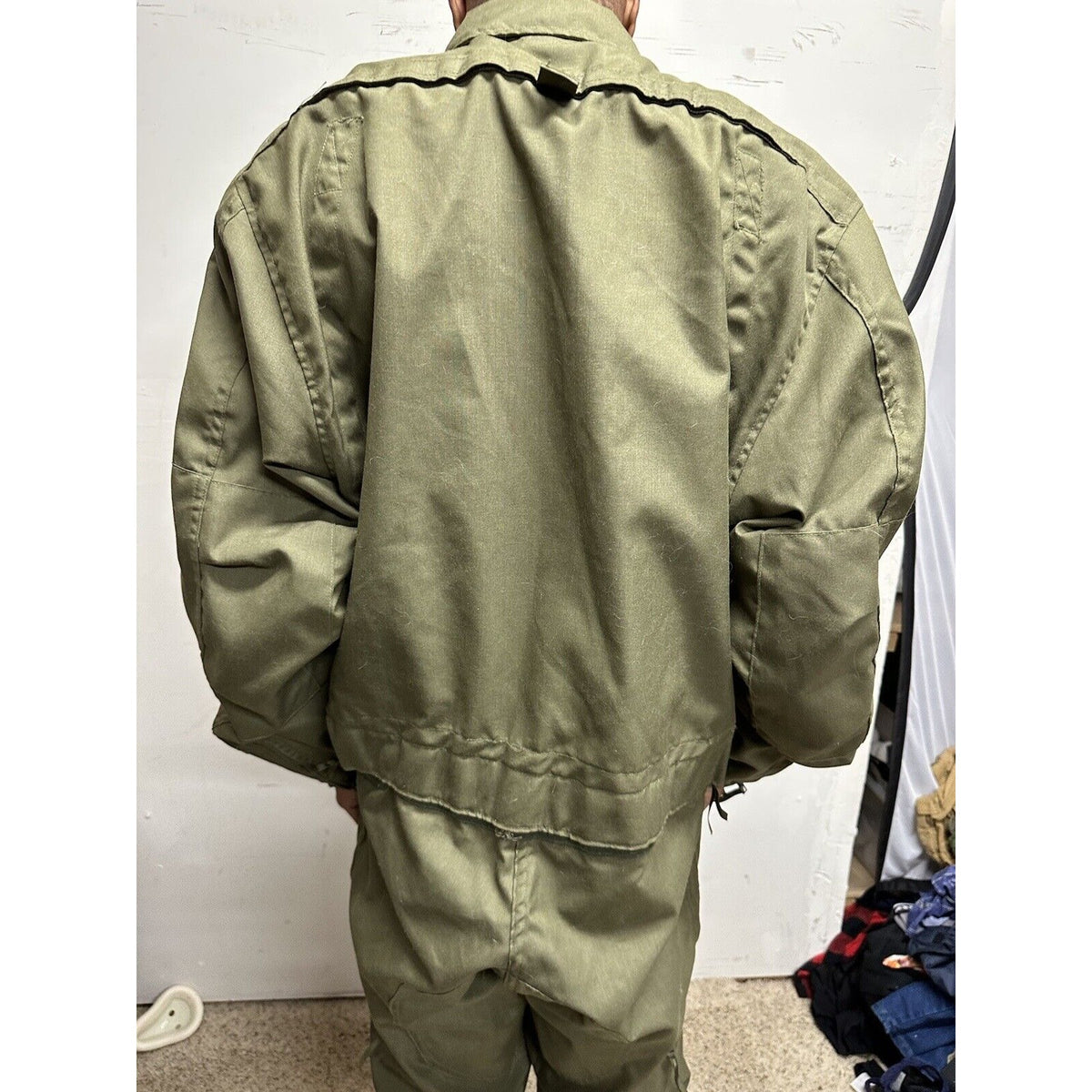 Men’s US Army Overalls Large Regular Military Uniform Combat With Patches