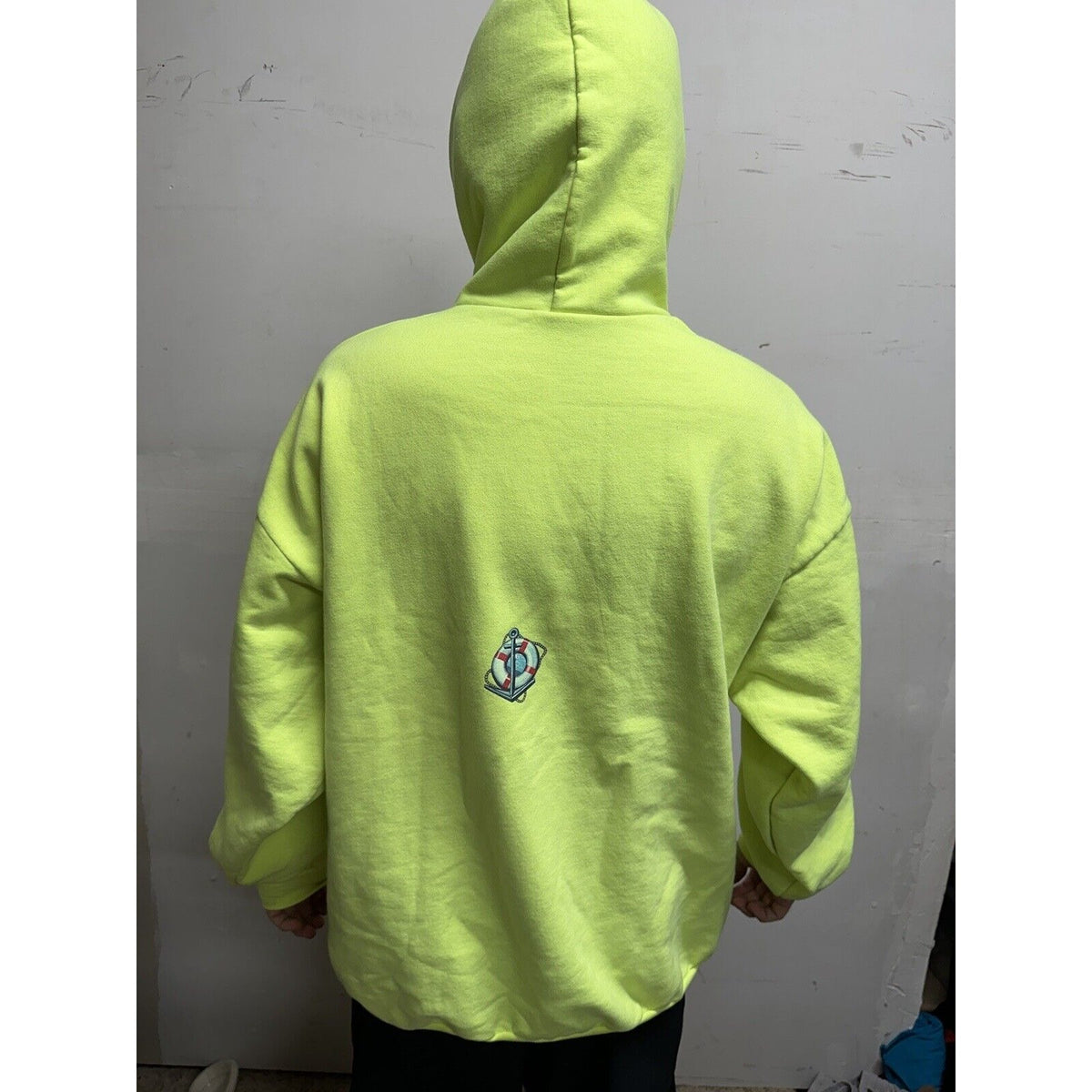 Men’s Neon Yellow Monterey California XXL Hoodie Pullover