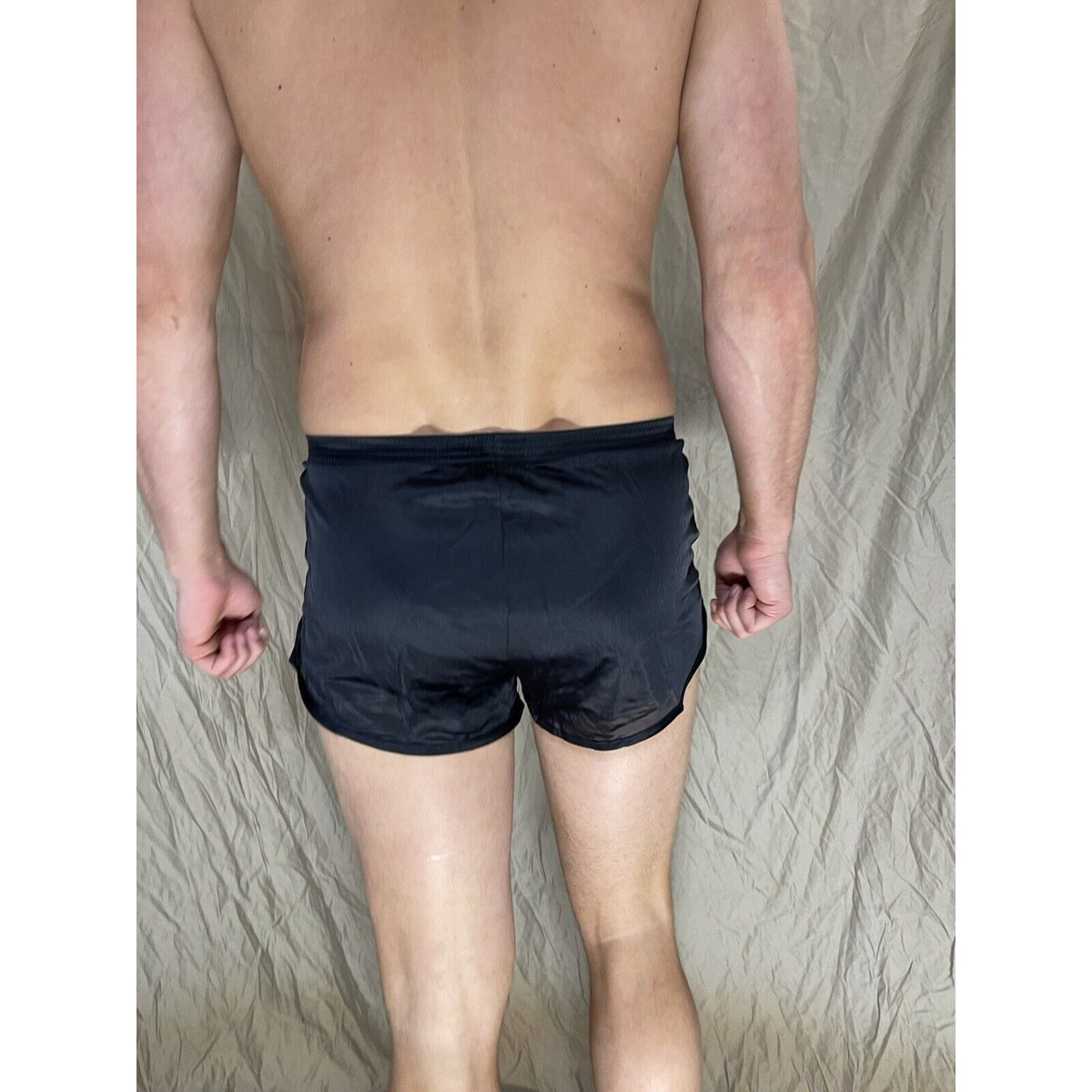 Soffe Ranger Panty Silkies PT Shorts Military Workout Bottom Black Small