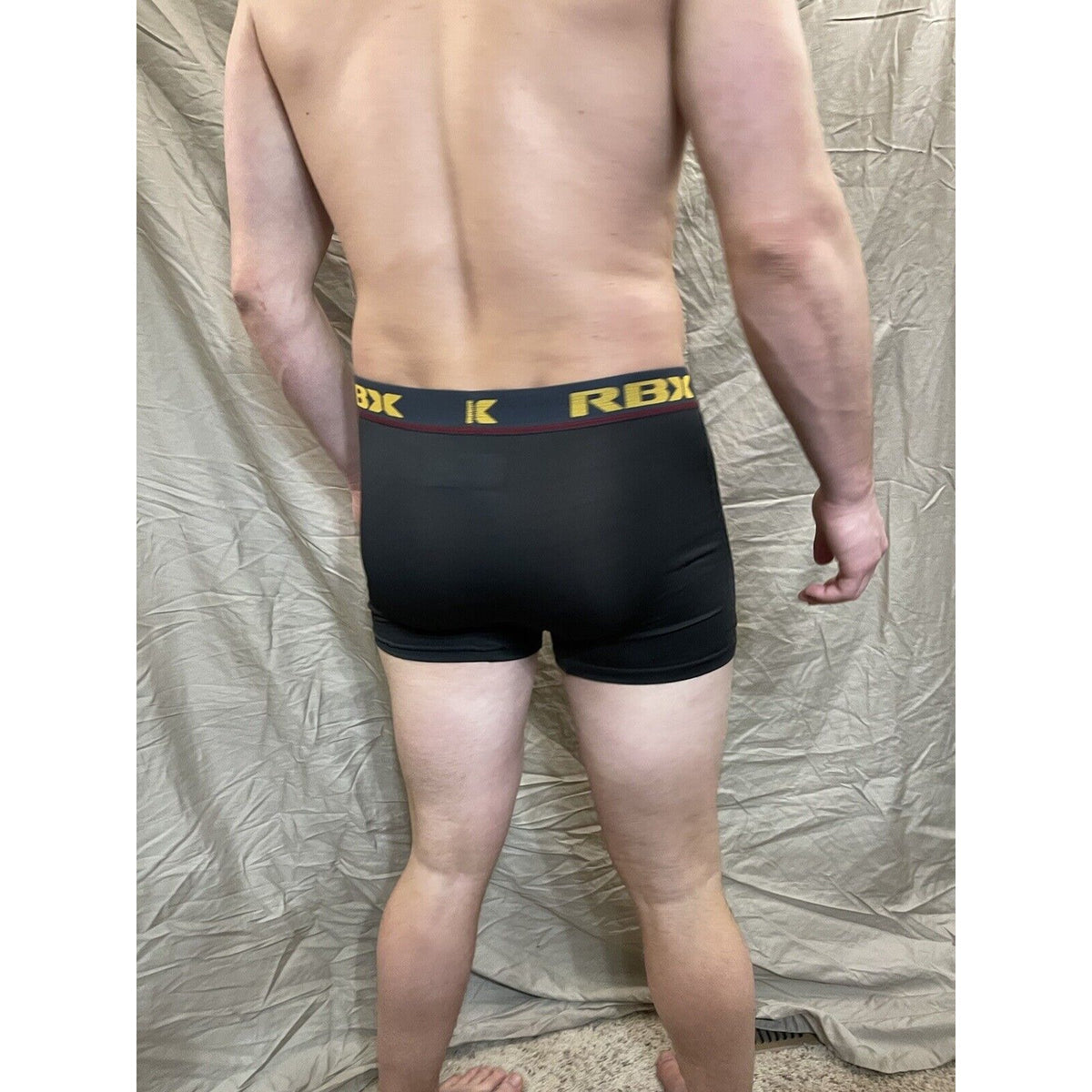 men's RBX Active black compression shorts Large