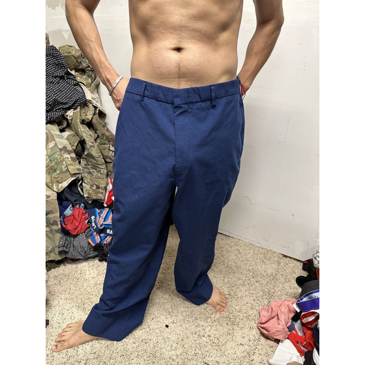 Men’s USAFA Air Force Academy Cadet Trousers Uniform Pants 37R