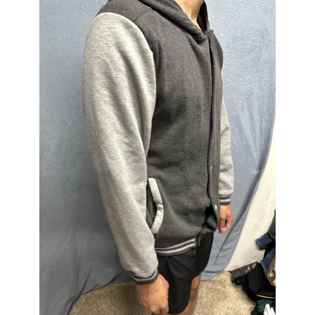 Men’s ROK Premium Quality Medium 2 Toned Snap Up Jacket