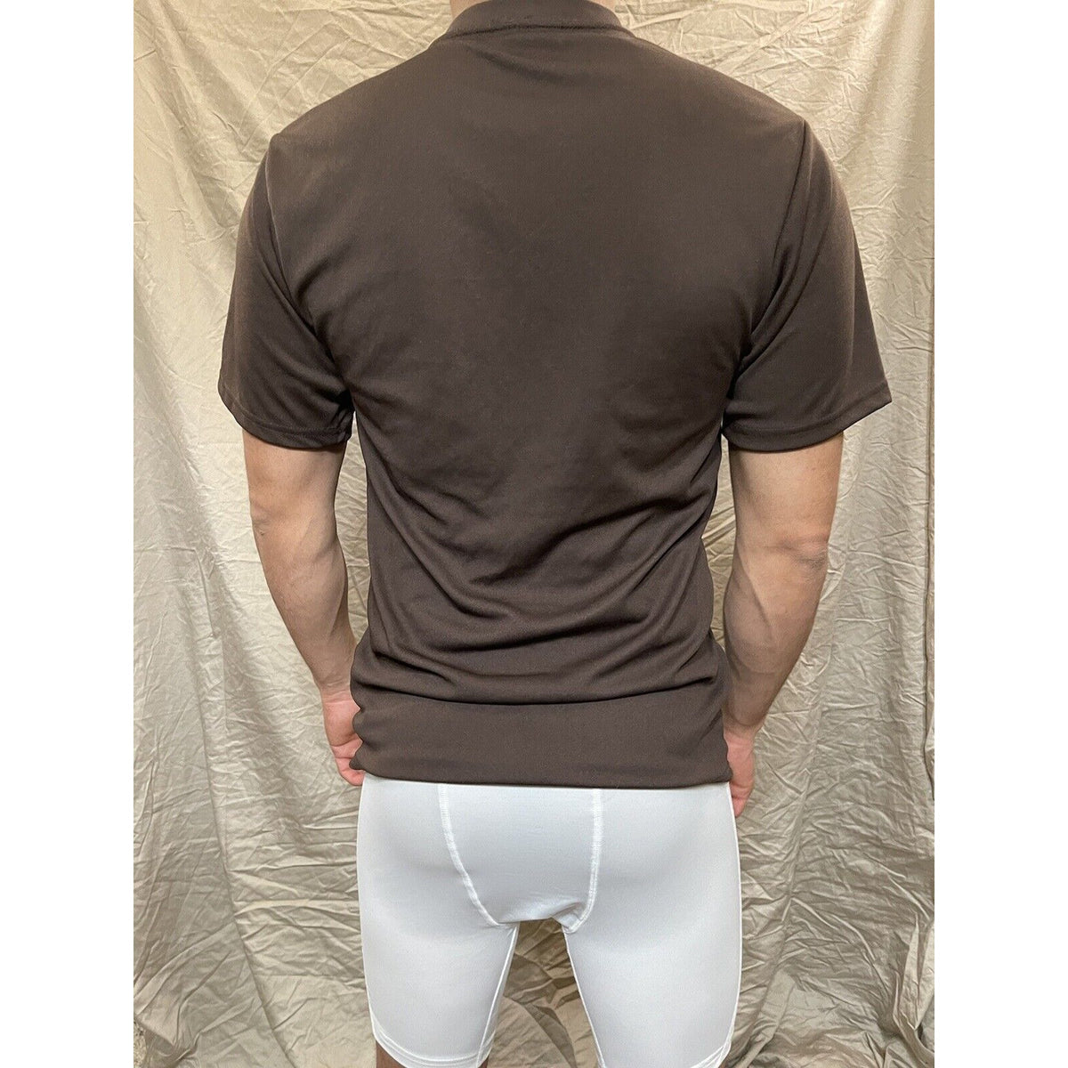 Men's Augusta Sportswear Moisture Management Athletic shirt Brown Small
