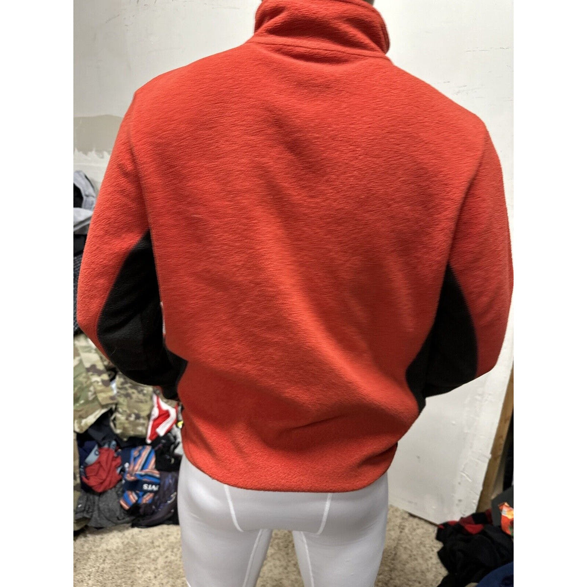 Men’s Red Small 1/4 Zip Gap Pullover Jacket