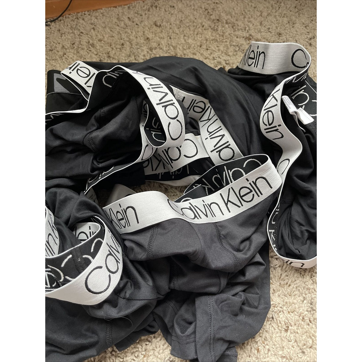 men's calvin klein black compression shorts XL Extra Large