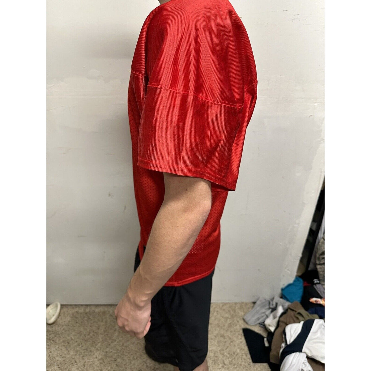 Men’s Red Nike Small Football Jersey