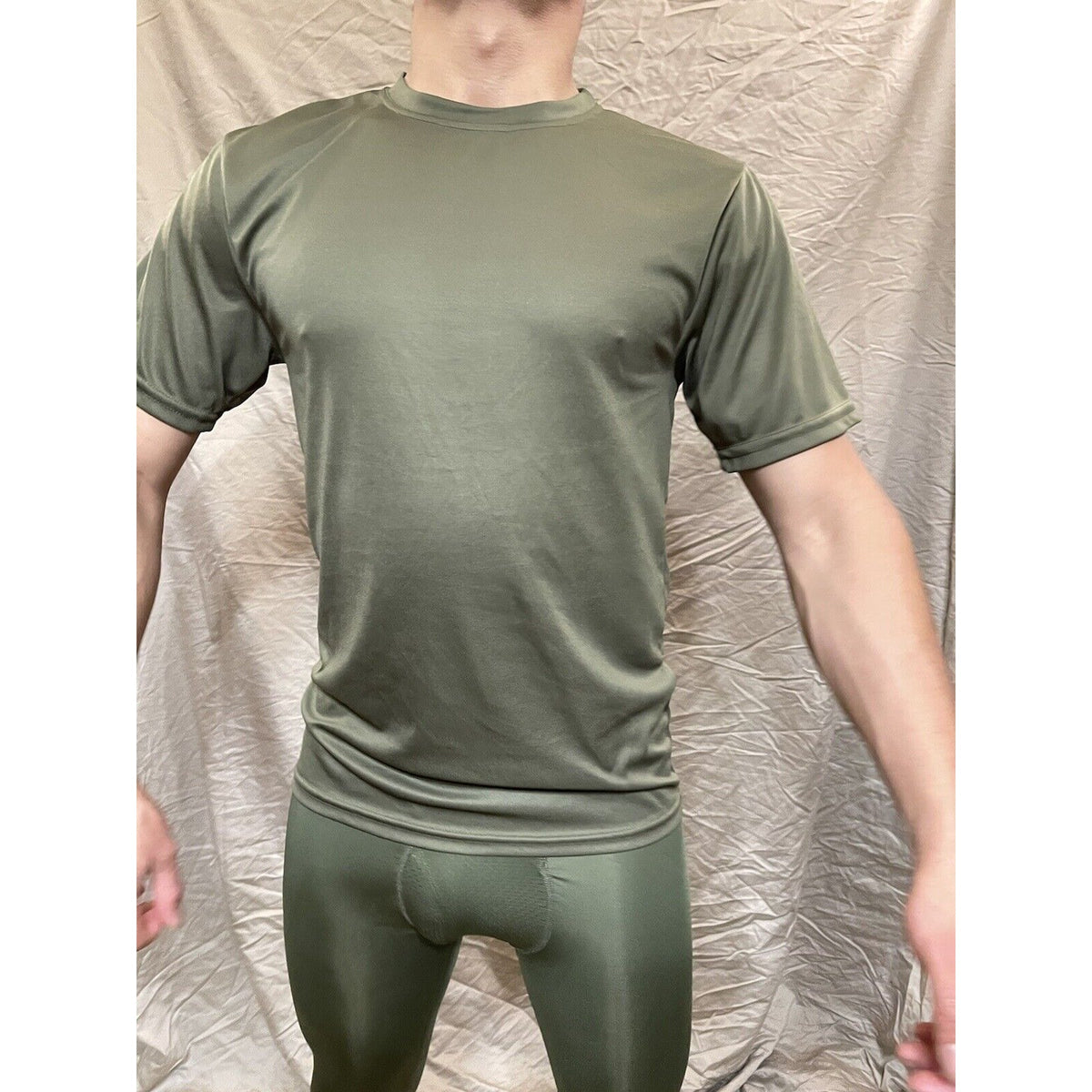 Men's Augusta Sportswear Moisture Management Athletic shirt Olive Green Medium