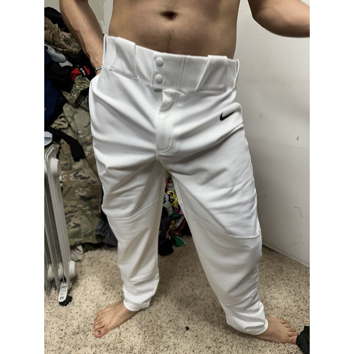 Men’s team Nike White baseball Pants Medium