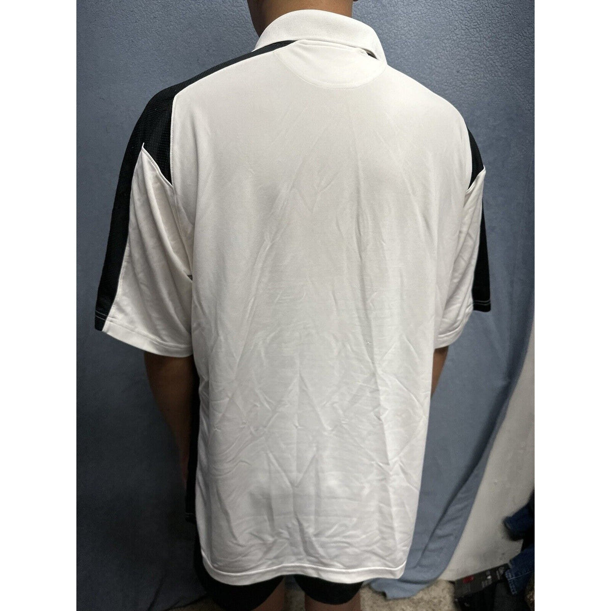 Men’s Large White Heat Gear Under Armour Maui Polo Shirt