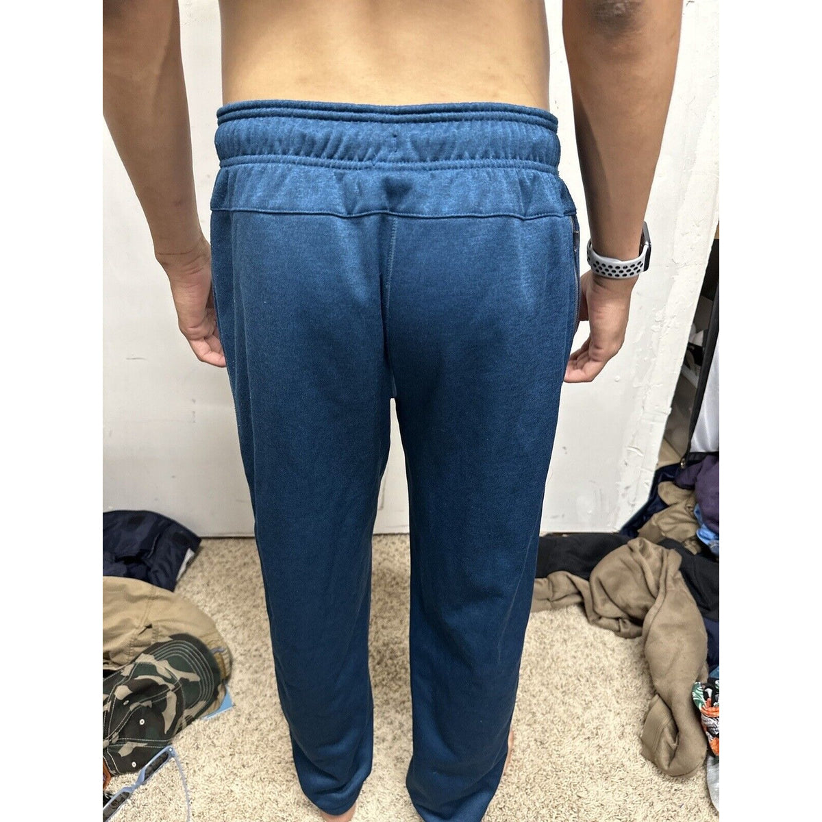Men’s Blue/green AND1 Medium Sweatpants With Pockets