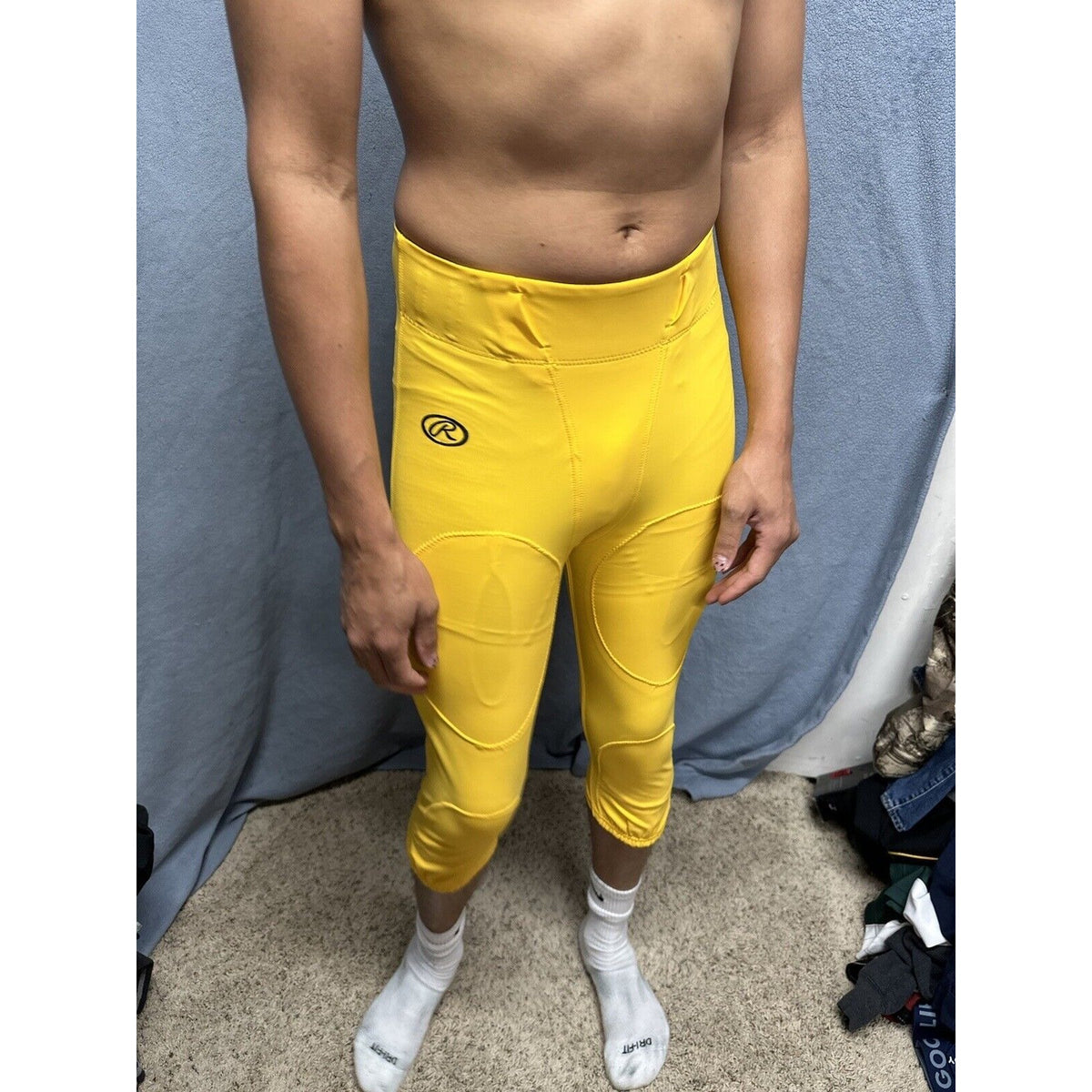 Men’s Gold / Yellow Rawlings Football Pants Medium