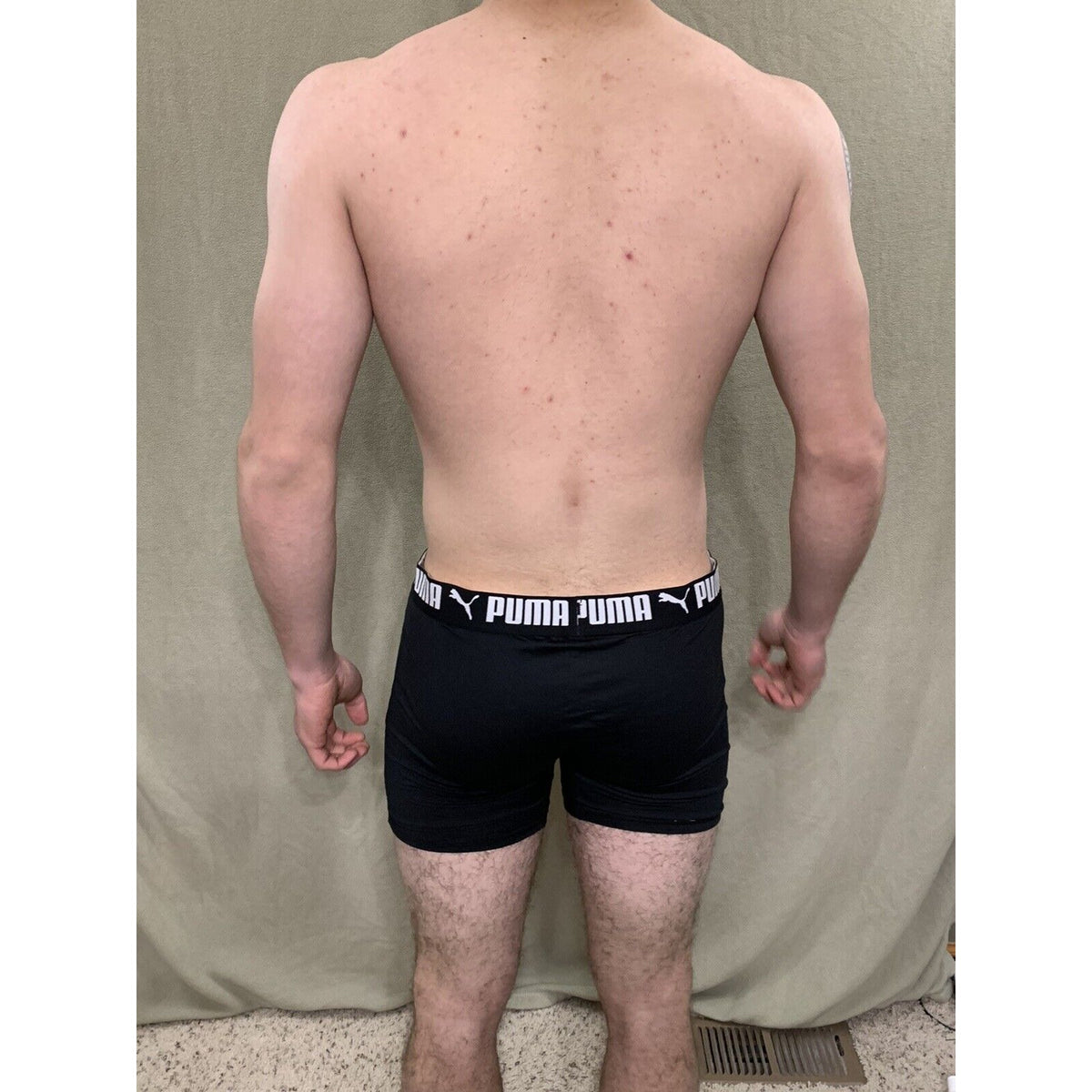 Puma Men’s Black Compression Shorts Extra Large 10% Spandex XL