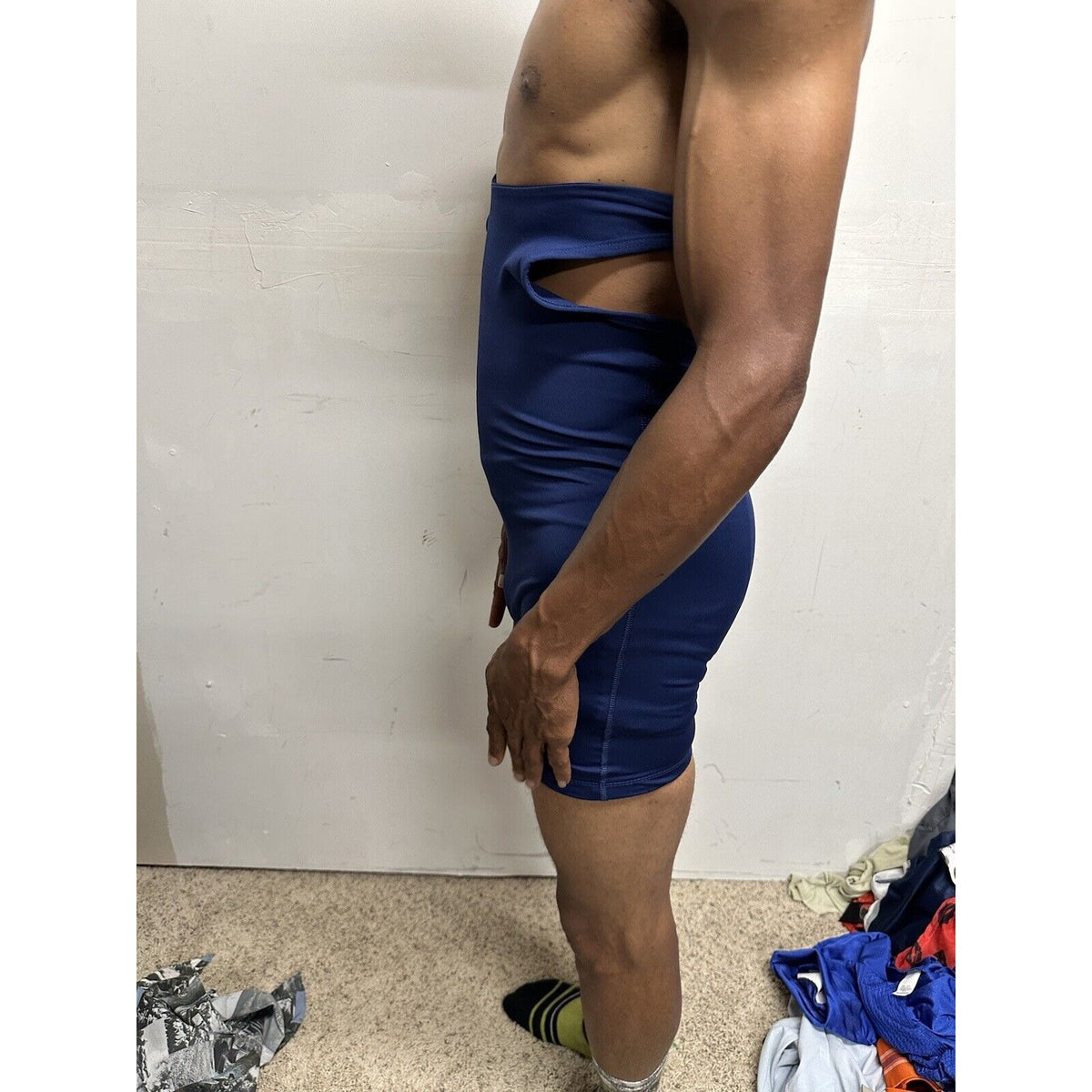 Youth Boy’s XL Wrestling Singlet Navy Blue
