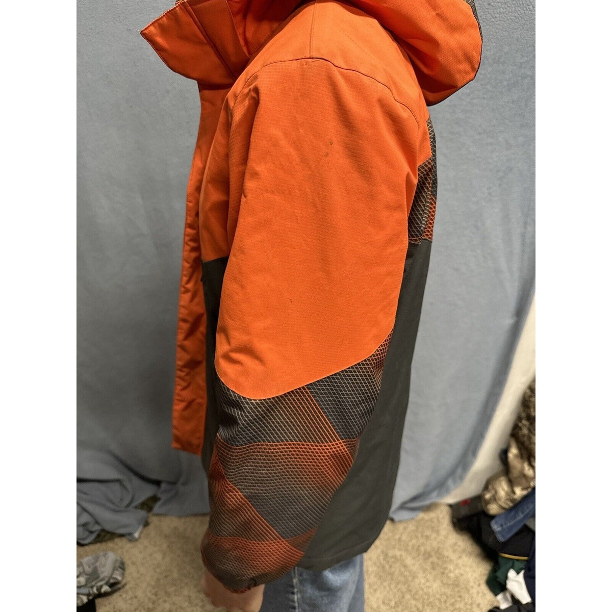 Boys Gray And Orange Large 14/16 Free Country Extreme Performance Snow Jacket