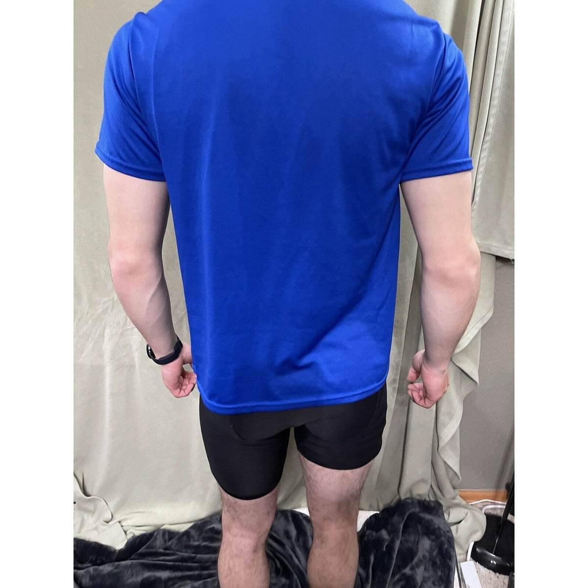 Decathlon “Domyos” Men’s Royal Blue Athletic T-Shirt Size M