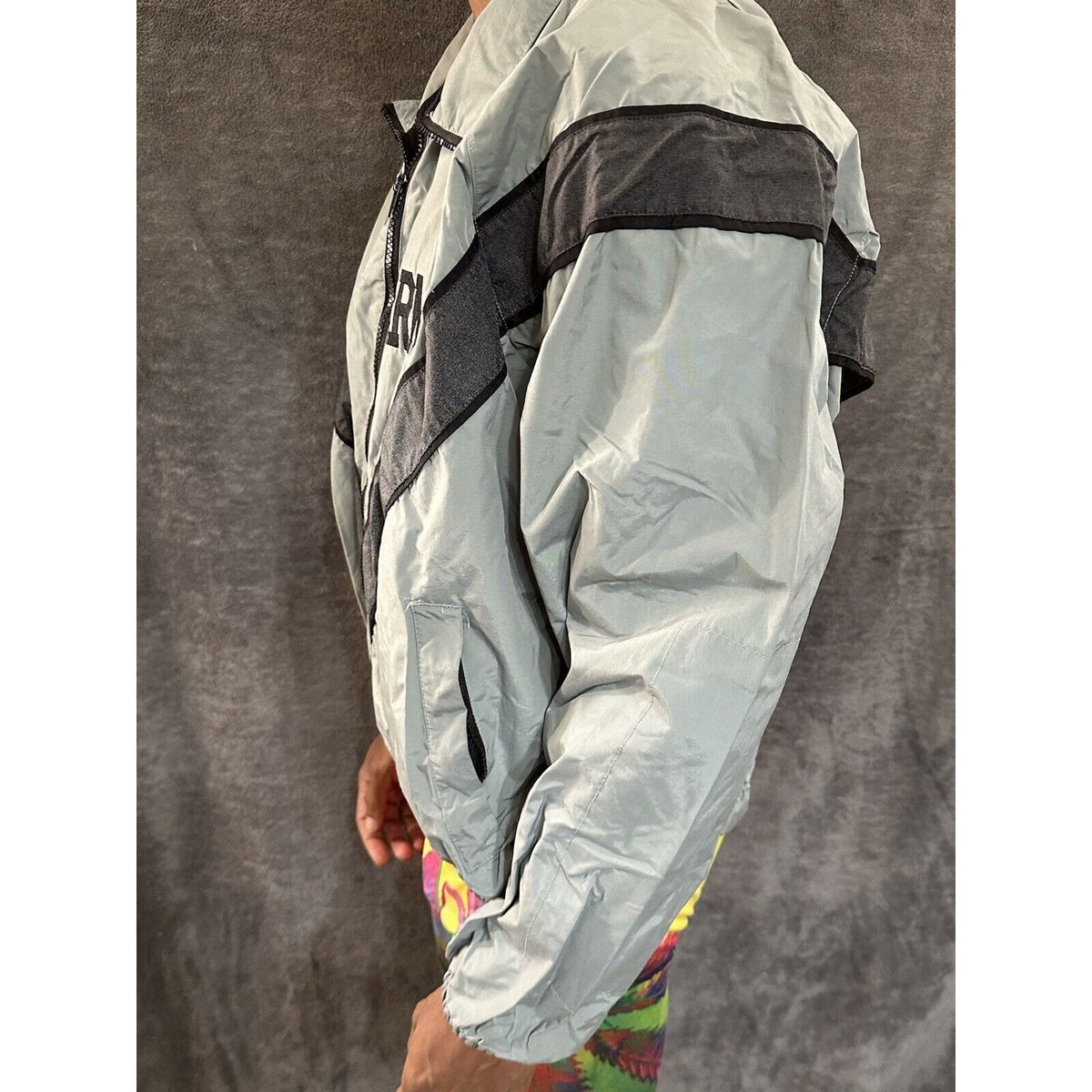 Men’s Army Jacket PFU Gray Uniform Large Short