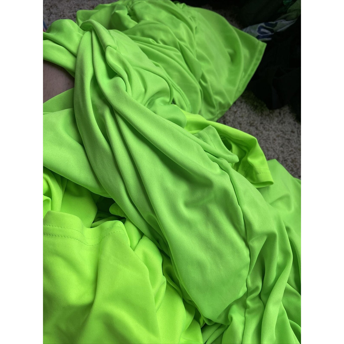 Men's Augusta Sportswear Moisture Management Athletic shirt Neon Green Medium