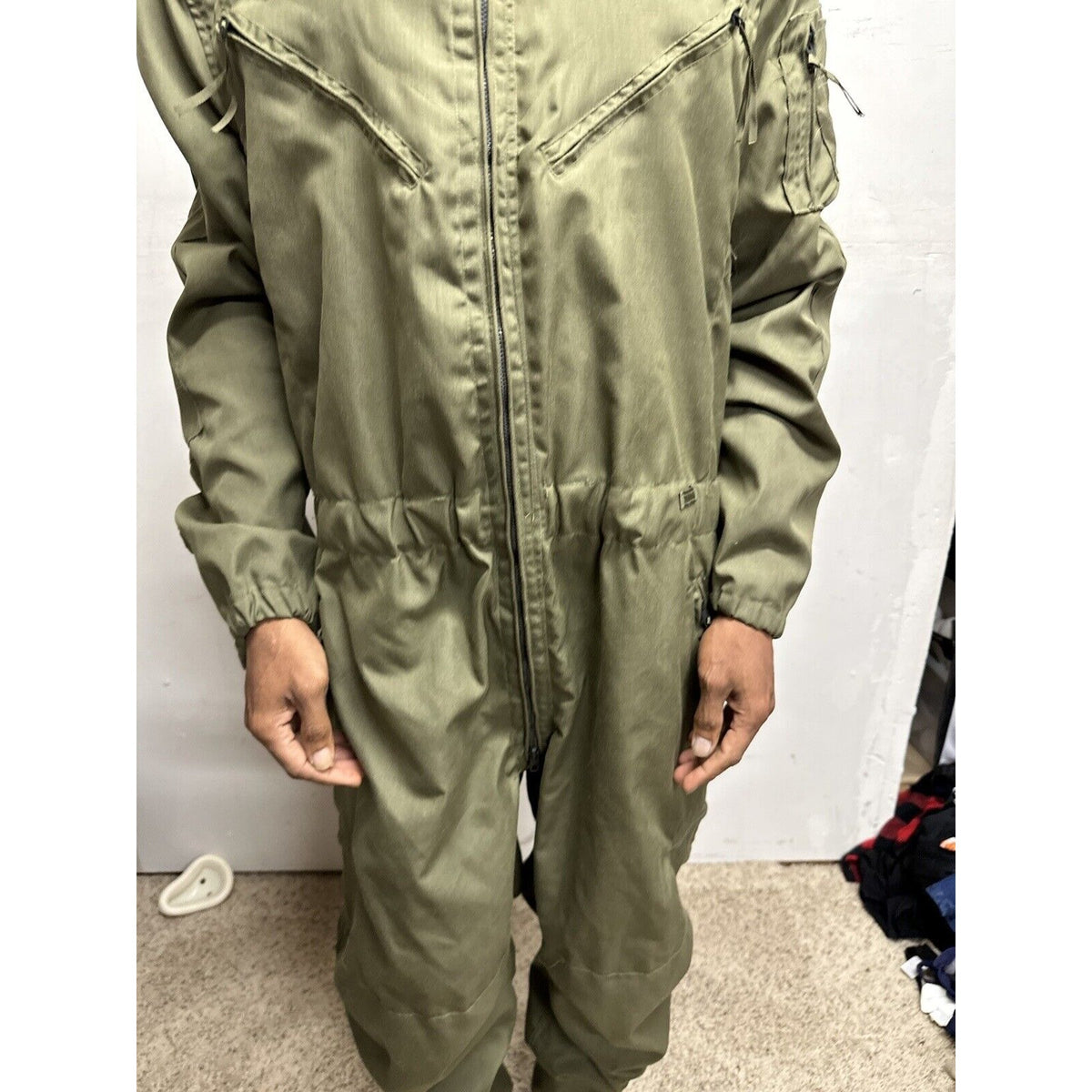 Men’s US Army Overalls Large Regular Military Uniform Combat With Patches