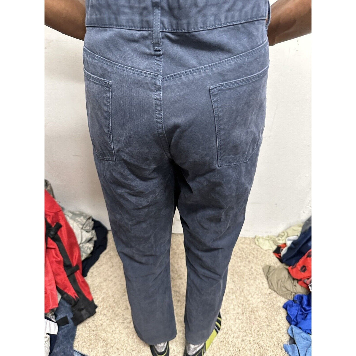 Men’s Navy Blue Johnston & Murphy Slim Fit 36 X 30 Jeans