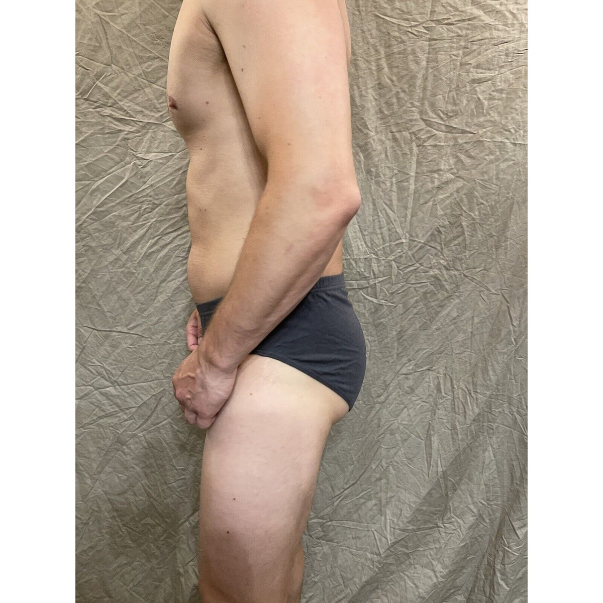 men's papi medium gray XL brief cotton