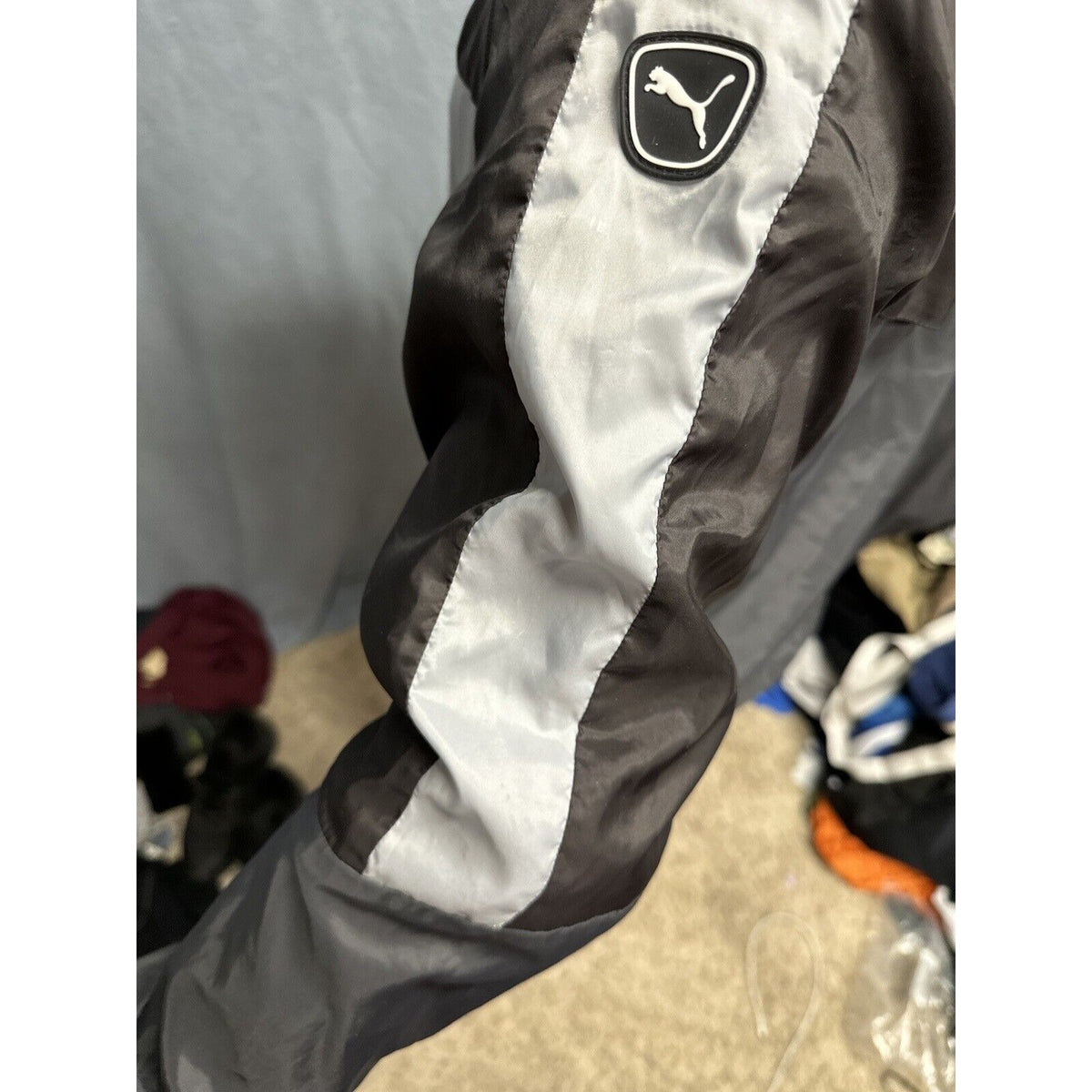Men’s Small Puma Gray Full Zip Hoodie Small