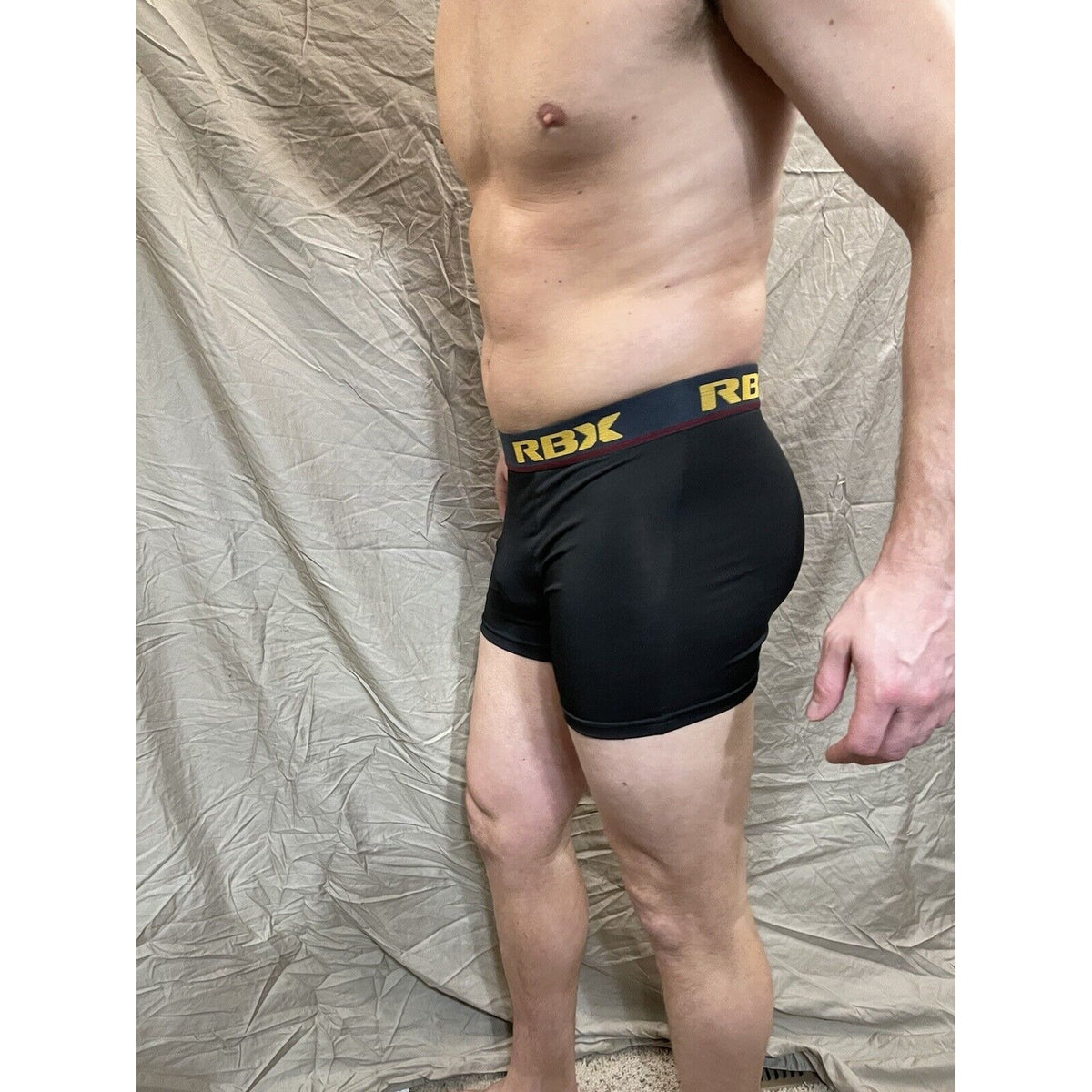 men's RBX Active black compression shorts Large