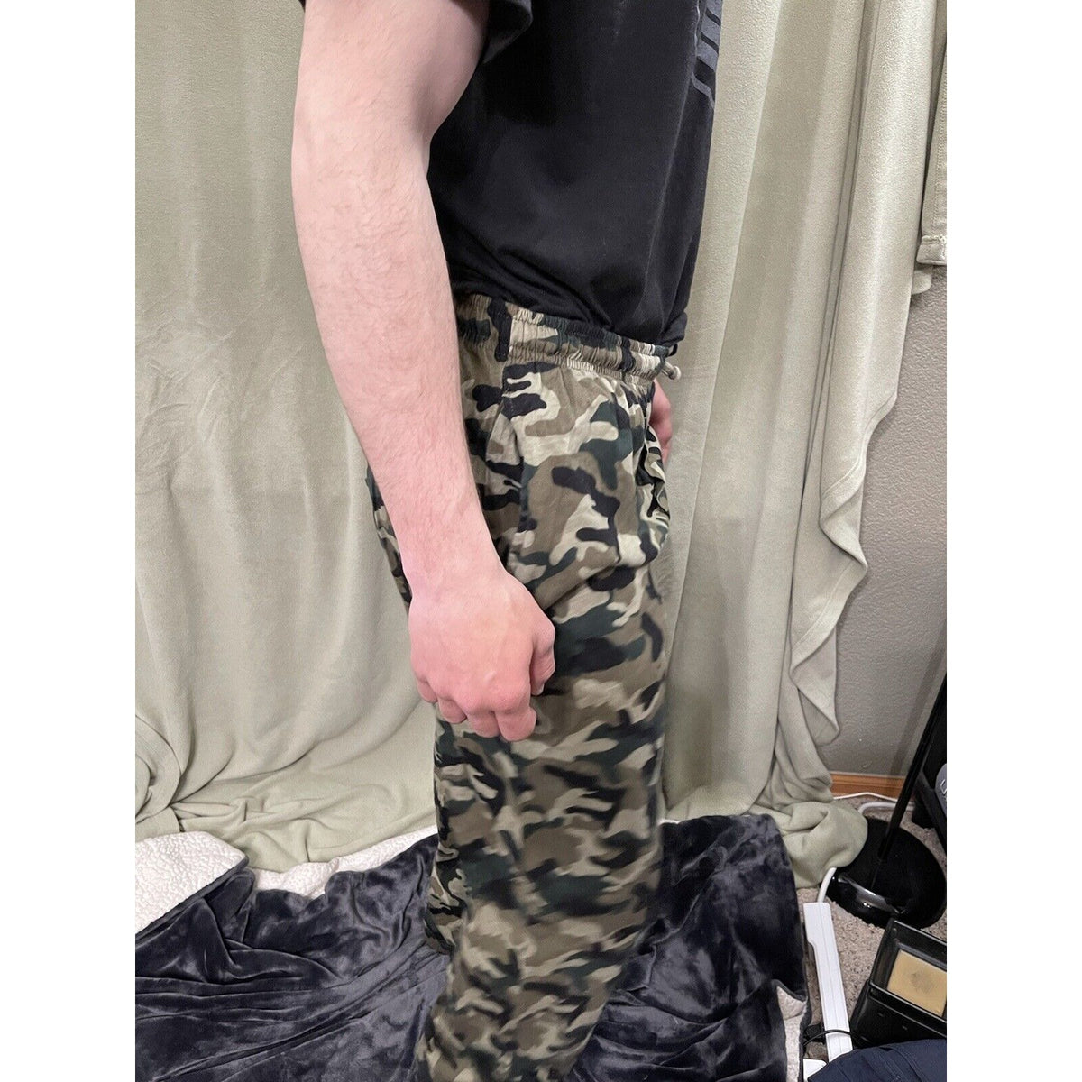 Men’s Medium Cotton Camo Addiction Lounge Pants Sleepwear Pajamas