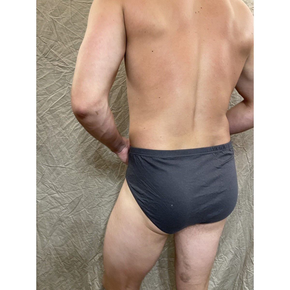 men's papi medium gray XL brief cotton