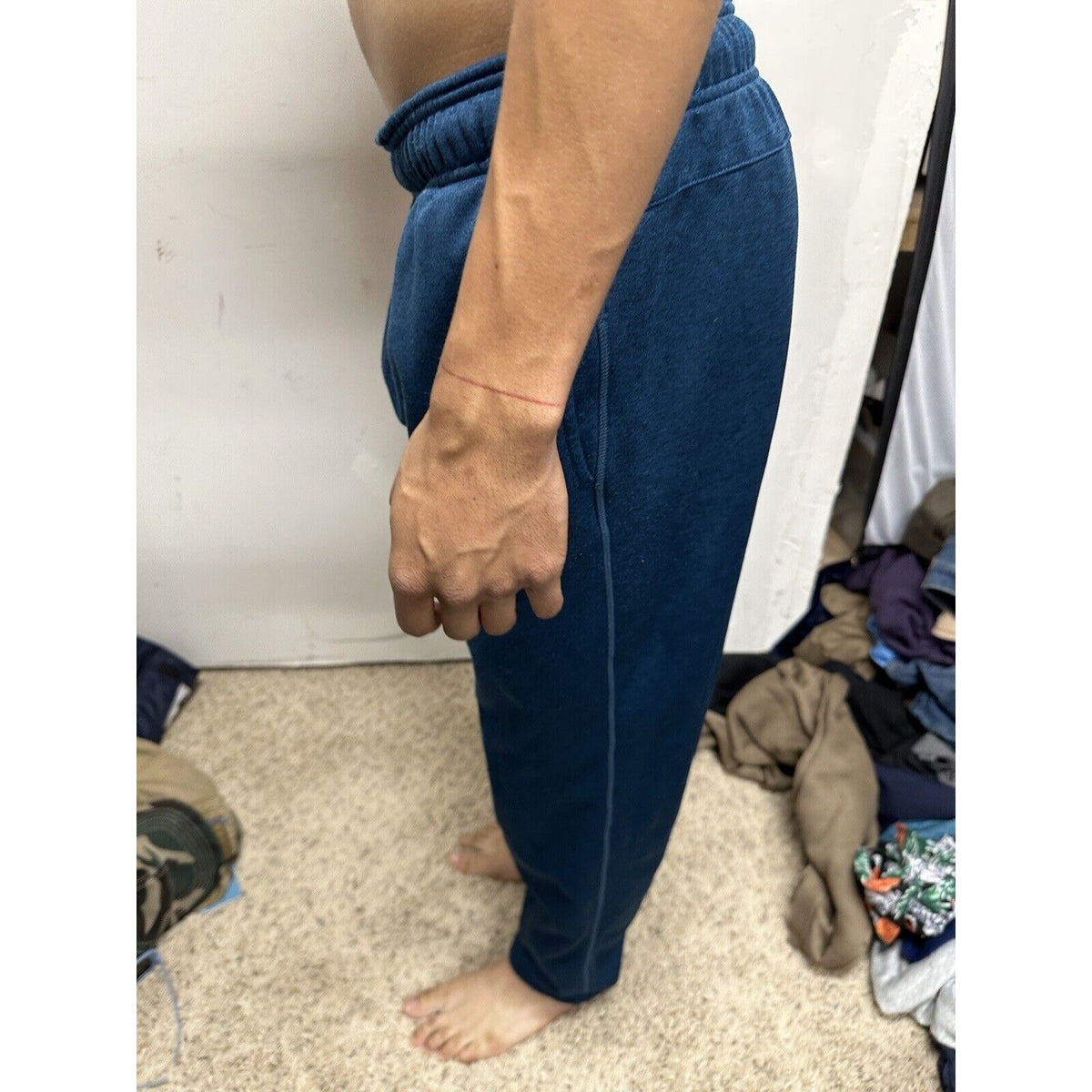 Men’s Blue/green AND1 Medium Sweatpants With Pockets