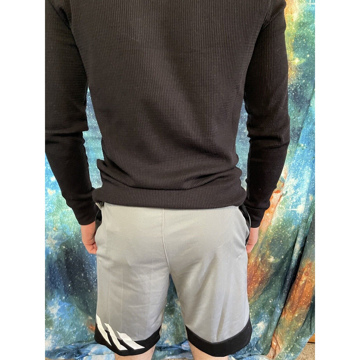 Men’s c365 basketball grey three small shorts Adidas