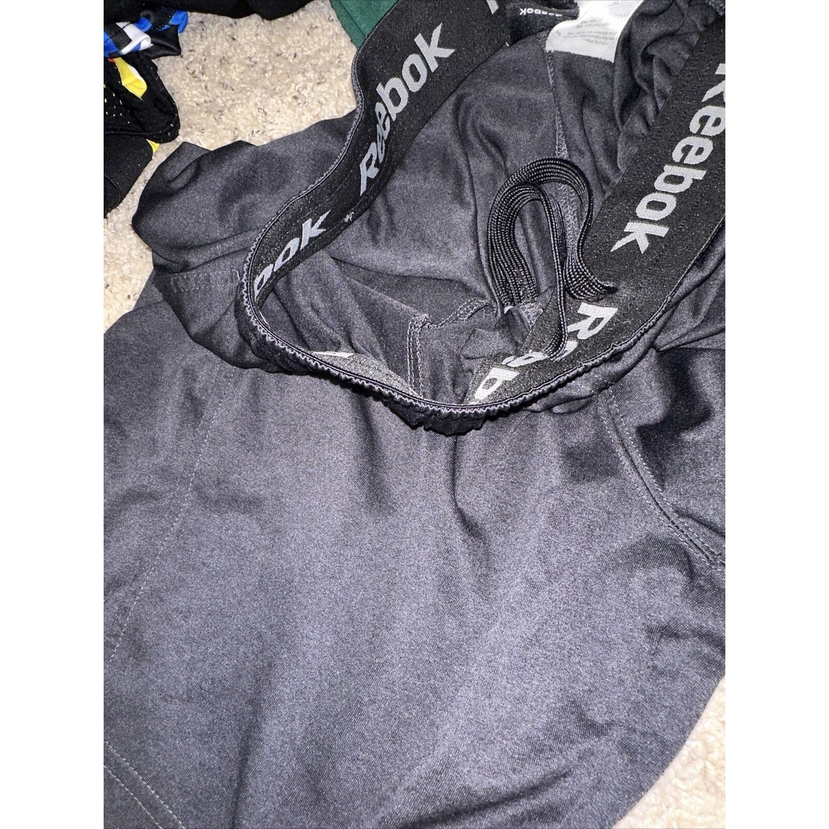 Men’s Black Medium Reebok Shorts With Pockets