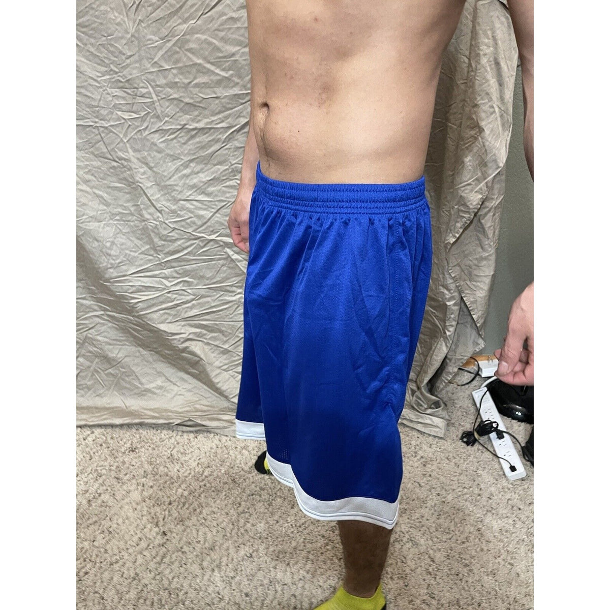 Men's Large  Royal Blue Under armour lacrosse style shorts