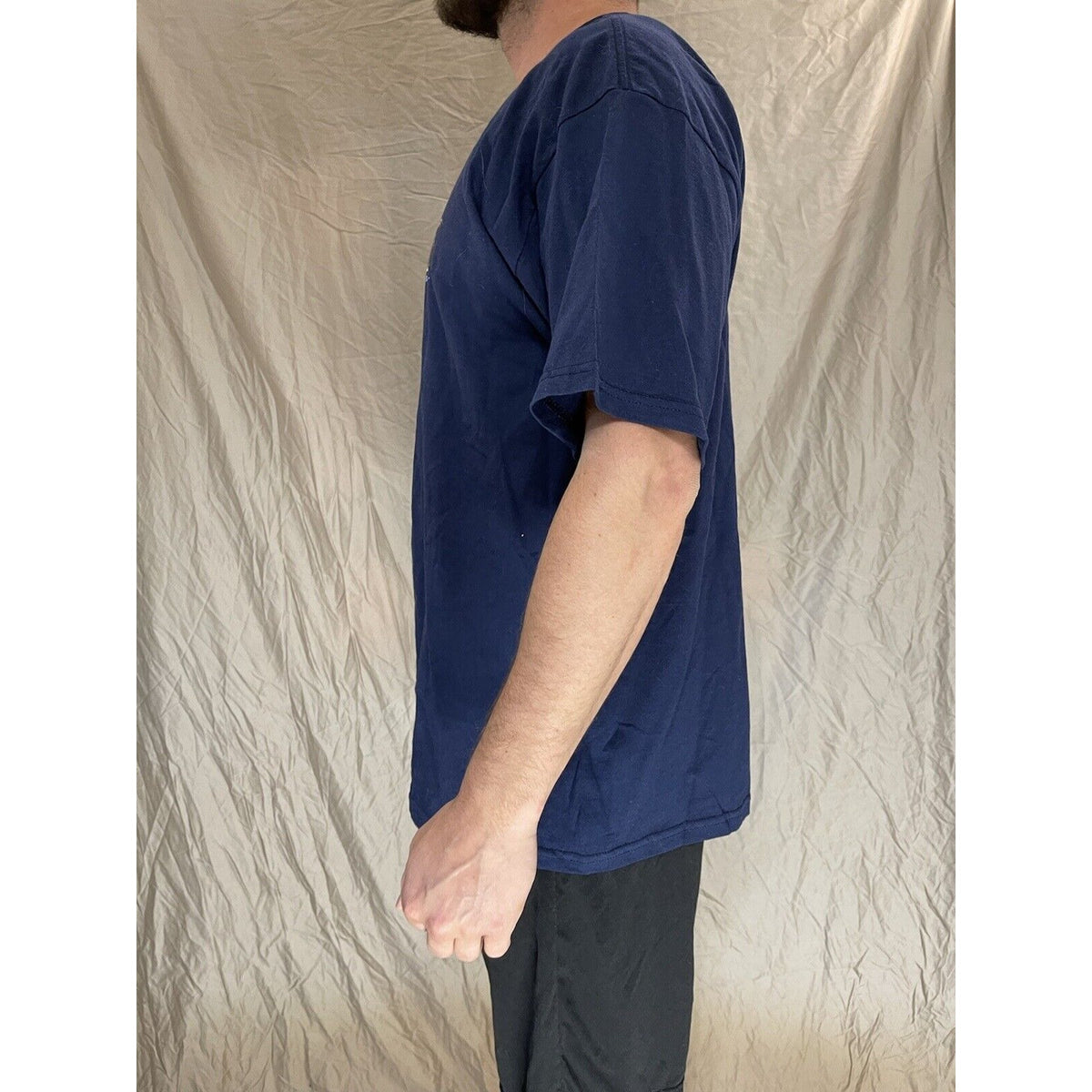 men's navy blue air force short sleeve t-shirt XL