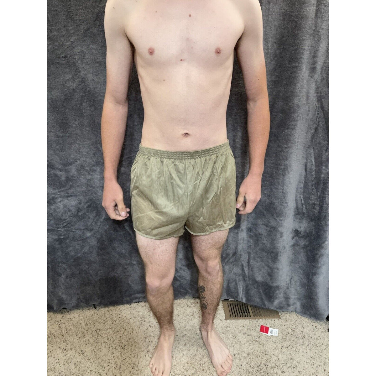 men's soffe ranger panties tan athletic Silkies shorts Medium