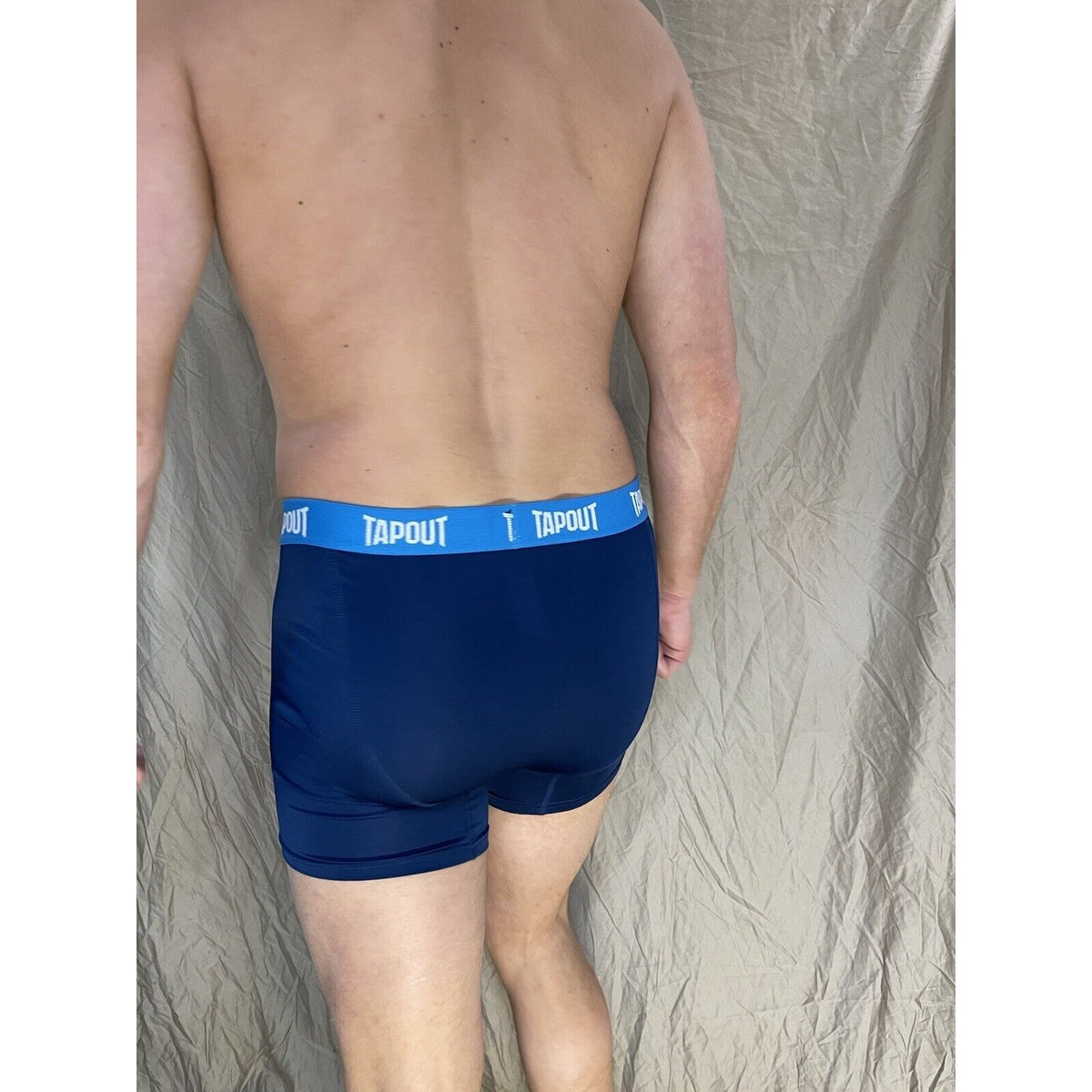 men's tapout dark blue compression shorts with spandex Small