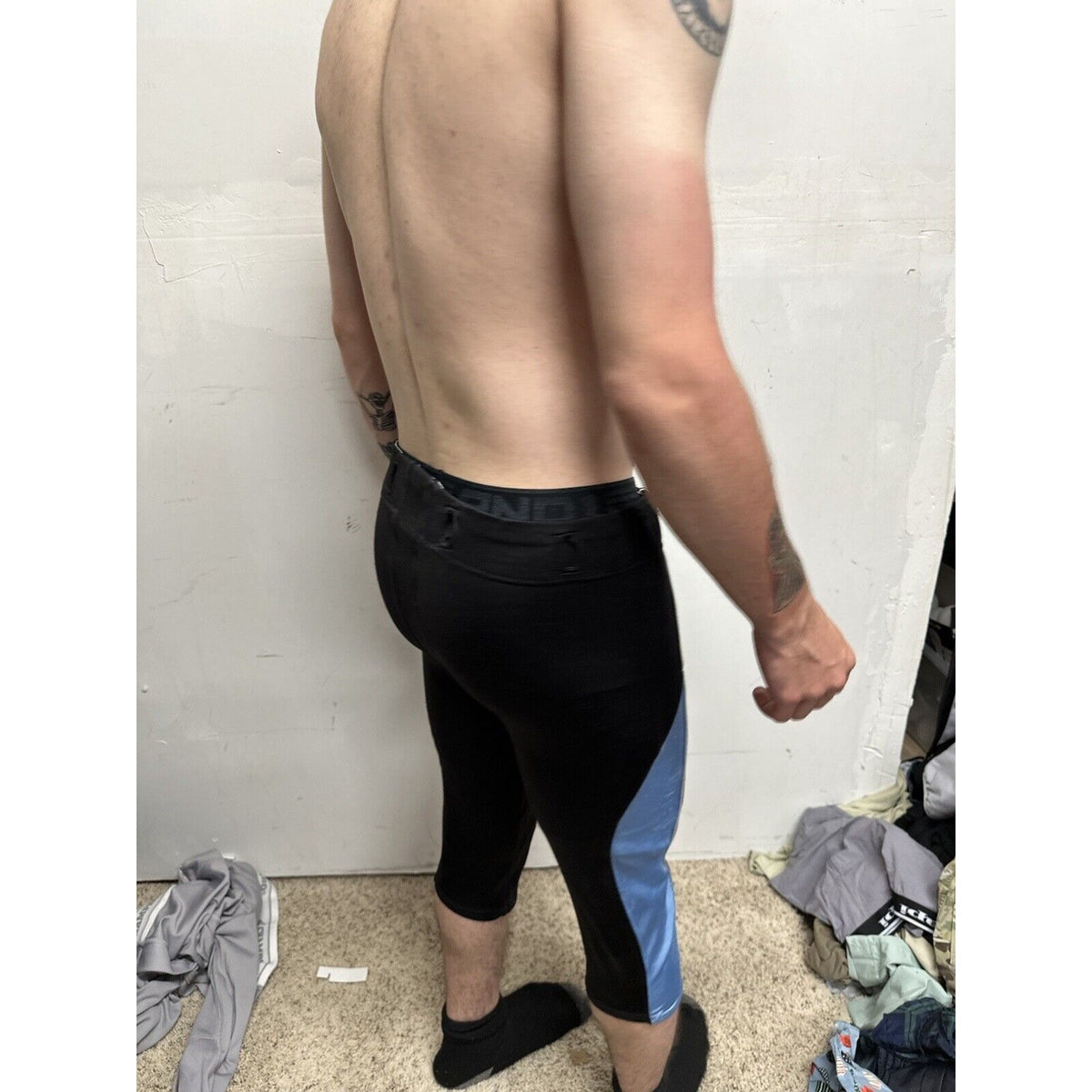 Men’s High School  Football Pants Gamewear Team Sports Black Large