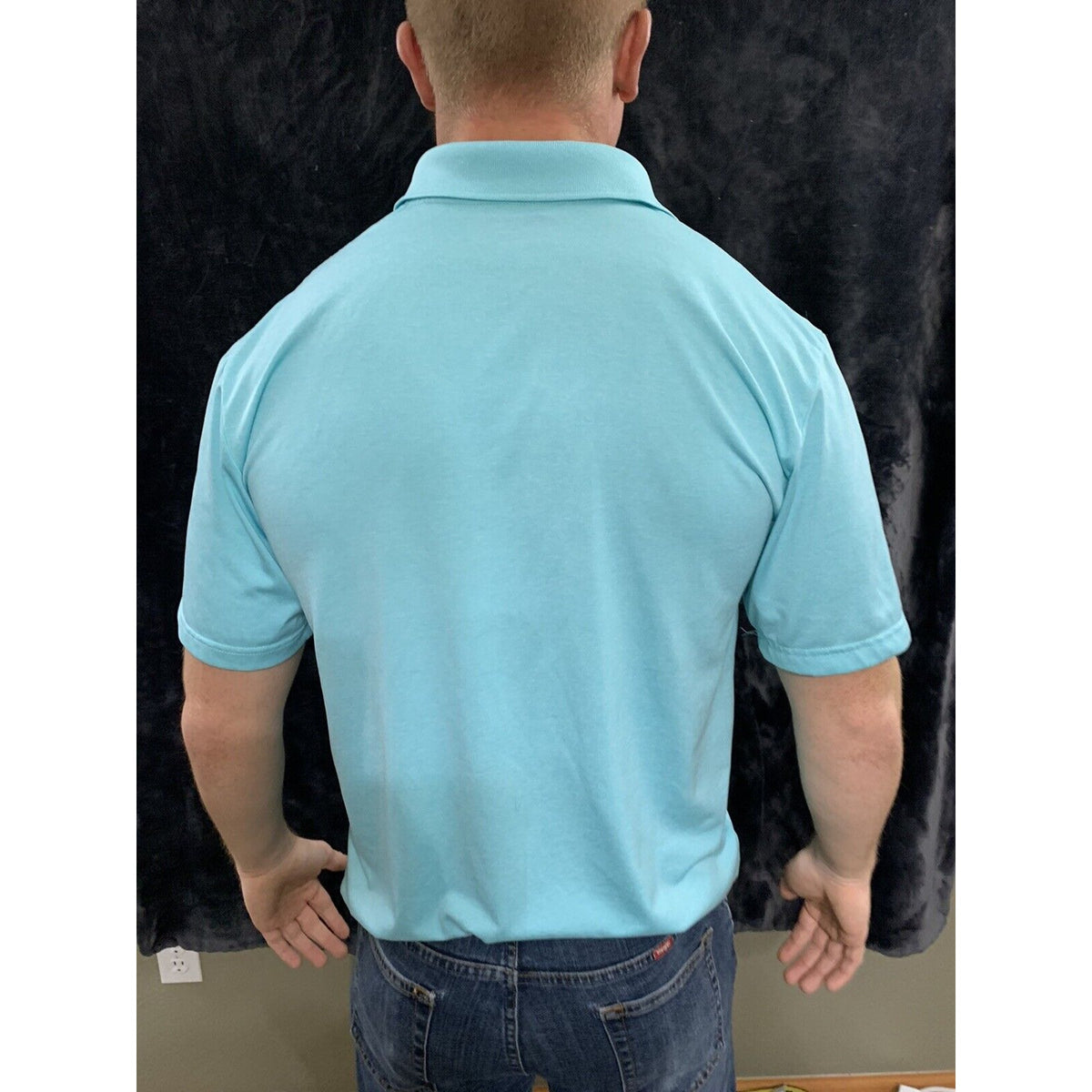 Men’s Grand Slam Performance Turquoise Polo size m