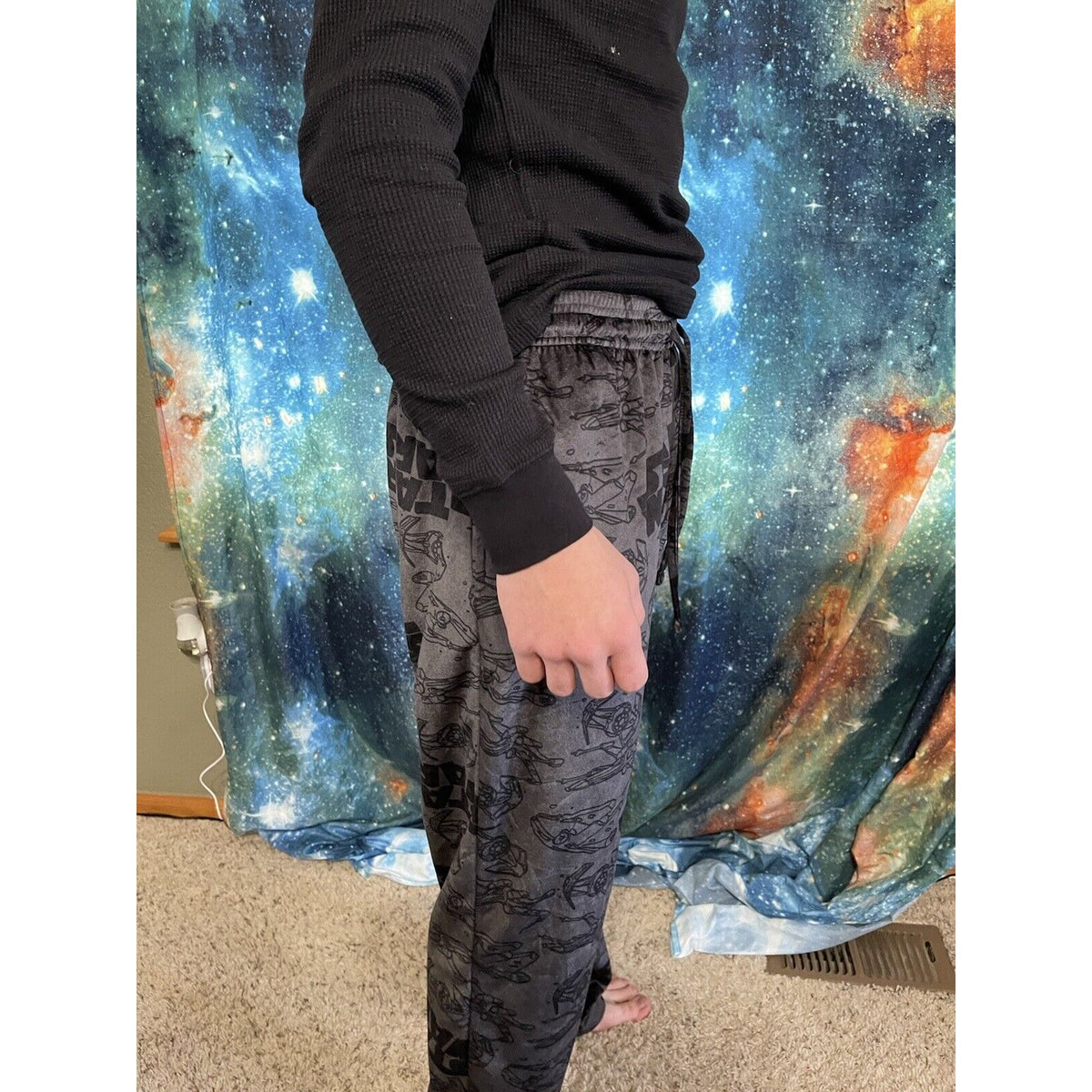 Star Wars Black Soft Lounge Pants Sleepware flannel