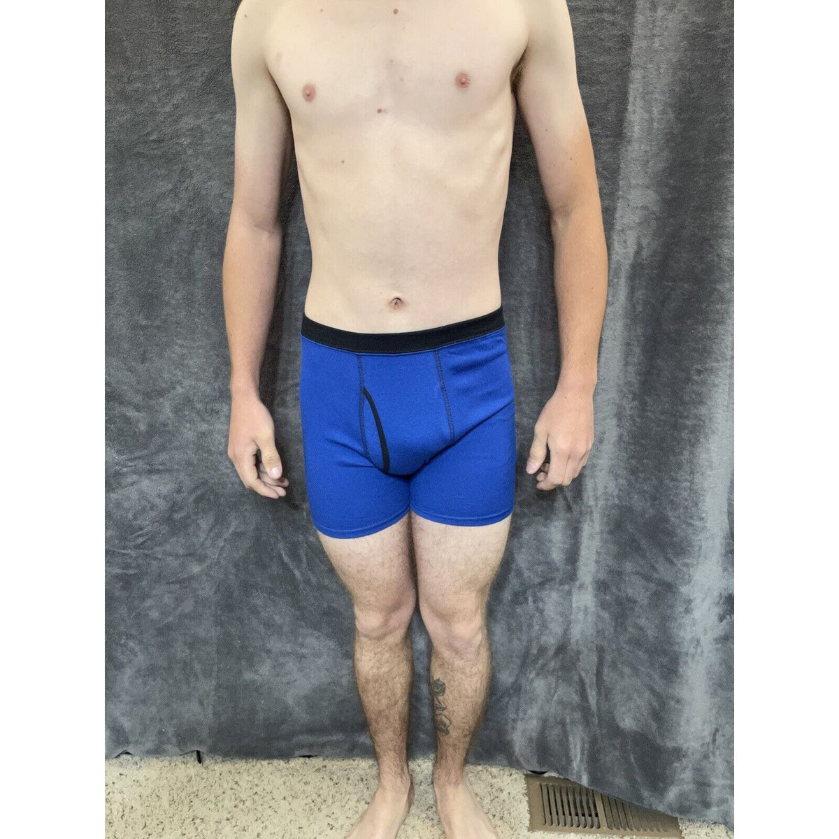 boy's youth XL royal blue hanes boxer brief