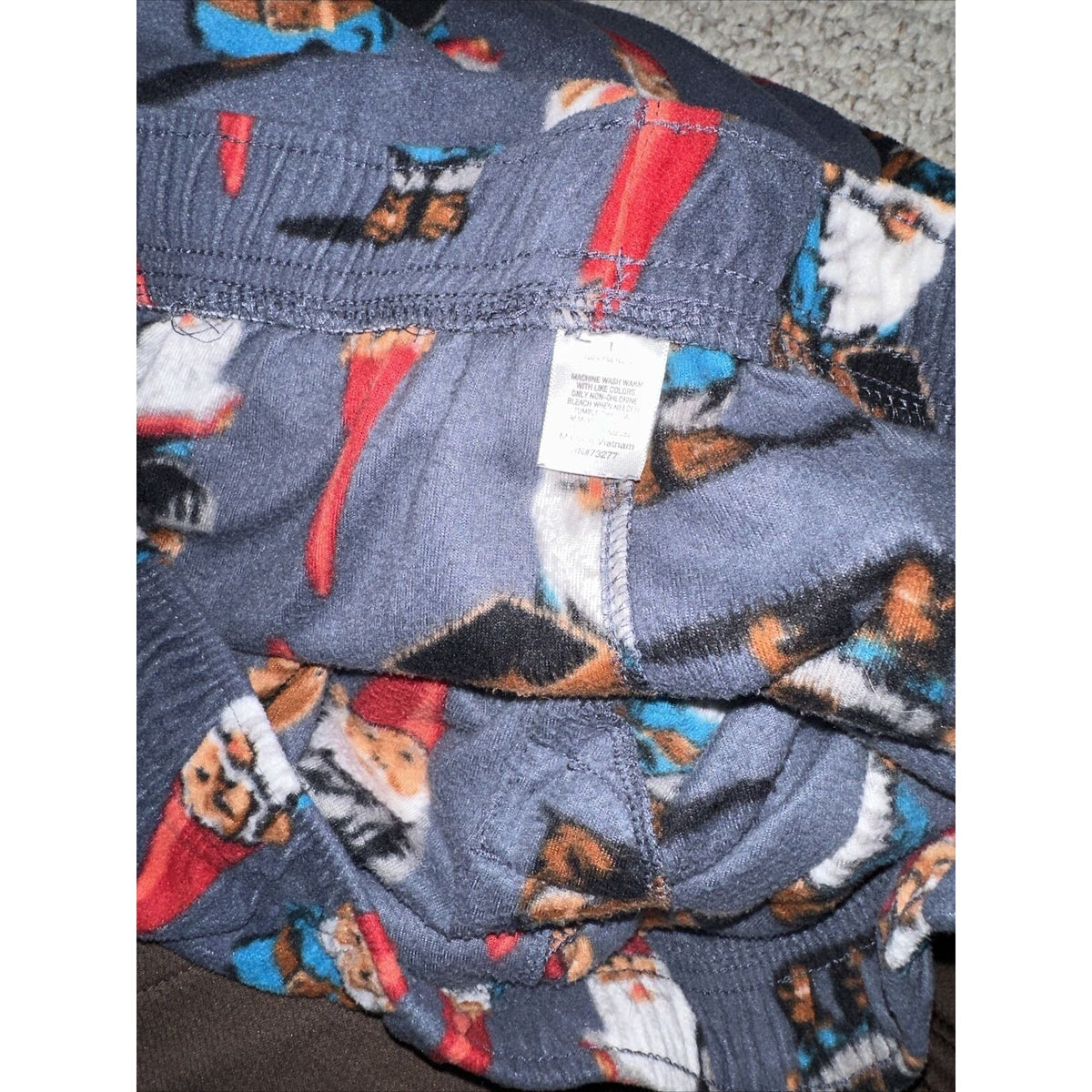 Men’s Large Gnome Wheelbarrow Lounge Pants Sleepwear