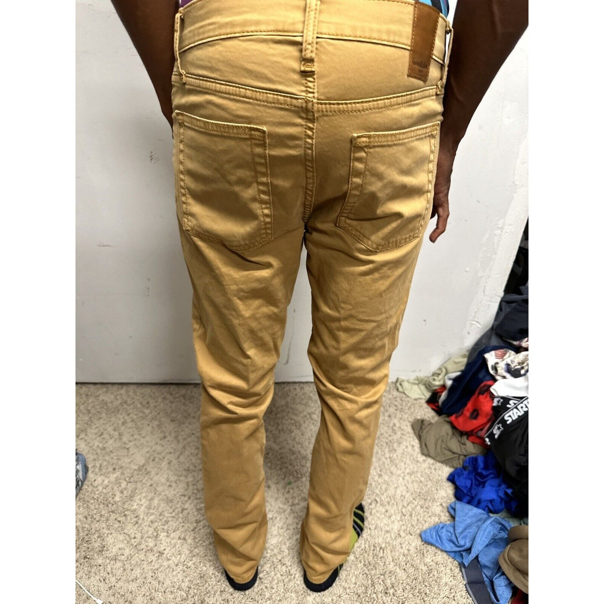 Men’s Goodfellow Total Flex Khaki Slim Straight 30 X 32 Pants