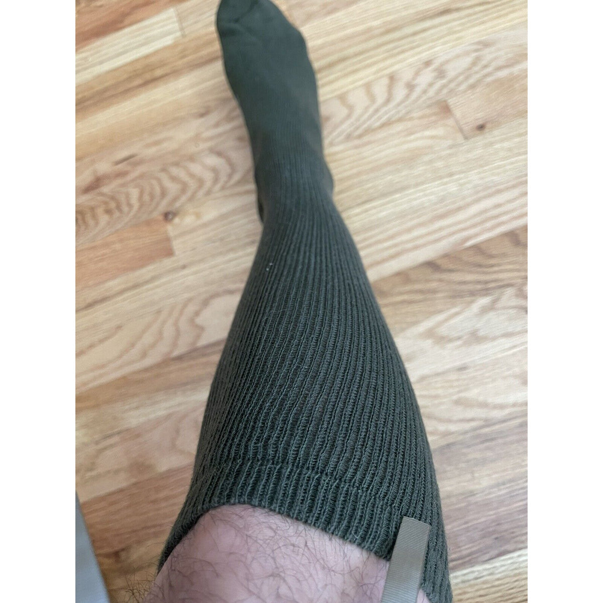 Military Defense Logistics Agency Boot socks XL Olive  Green 80% cotton18% nylon